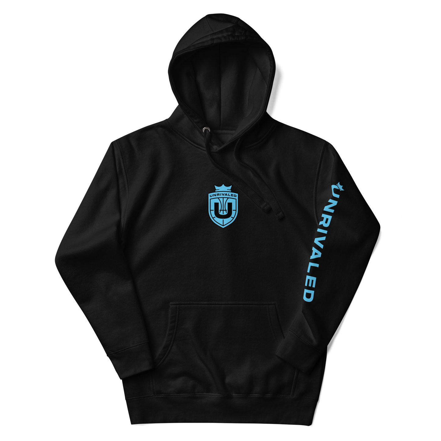 Unrivaled "Logo" Sleeve Hoodie Black