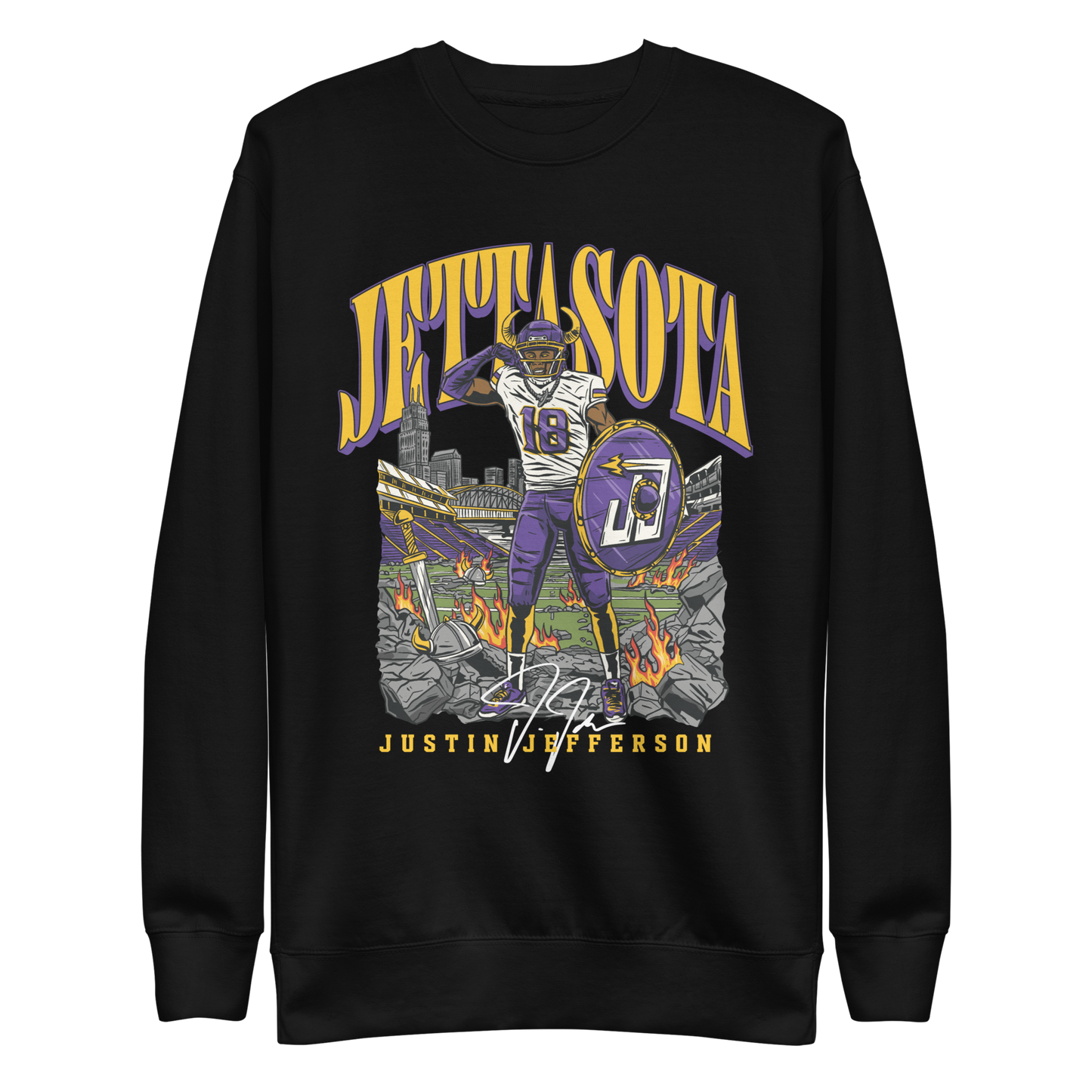 Justin Jefferson “Groundbreak” Sweatshirt