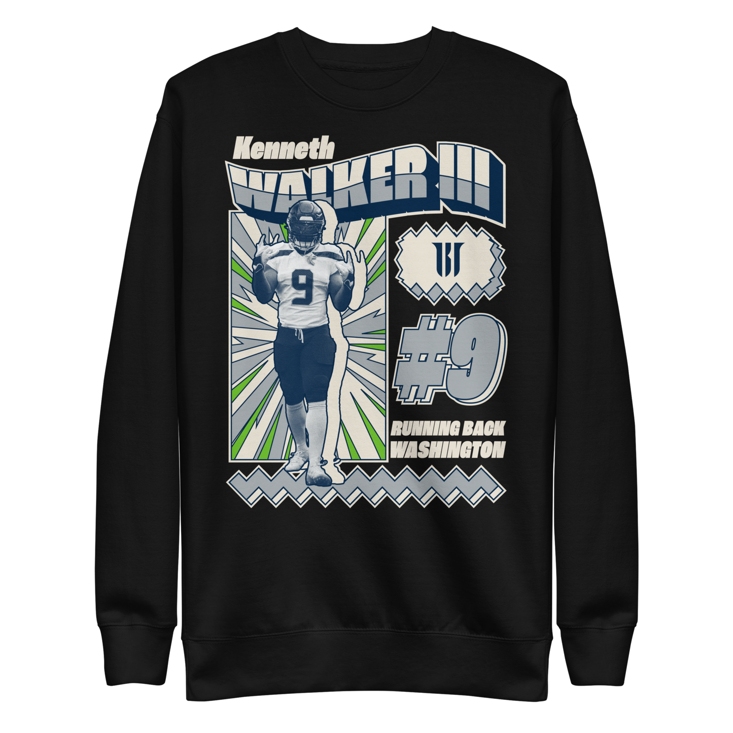 Kenneth Walker III "Retro" Sweatshirt