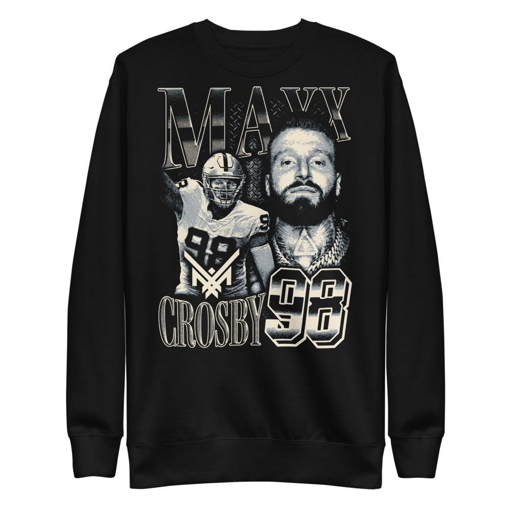 Maxx Crosby Vintage Sweatshirt Black