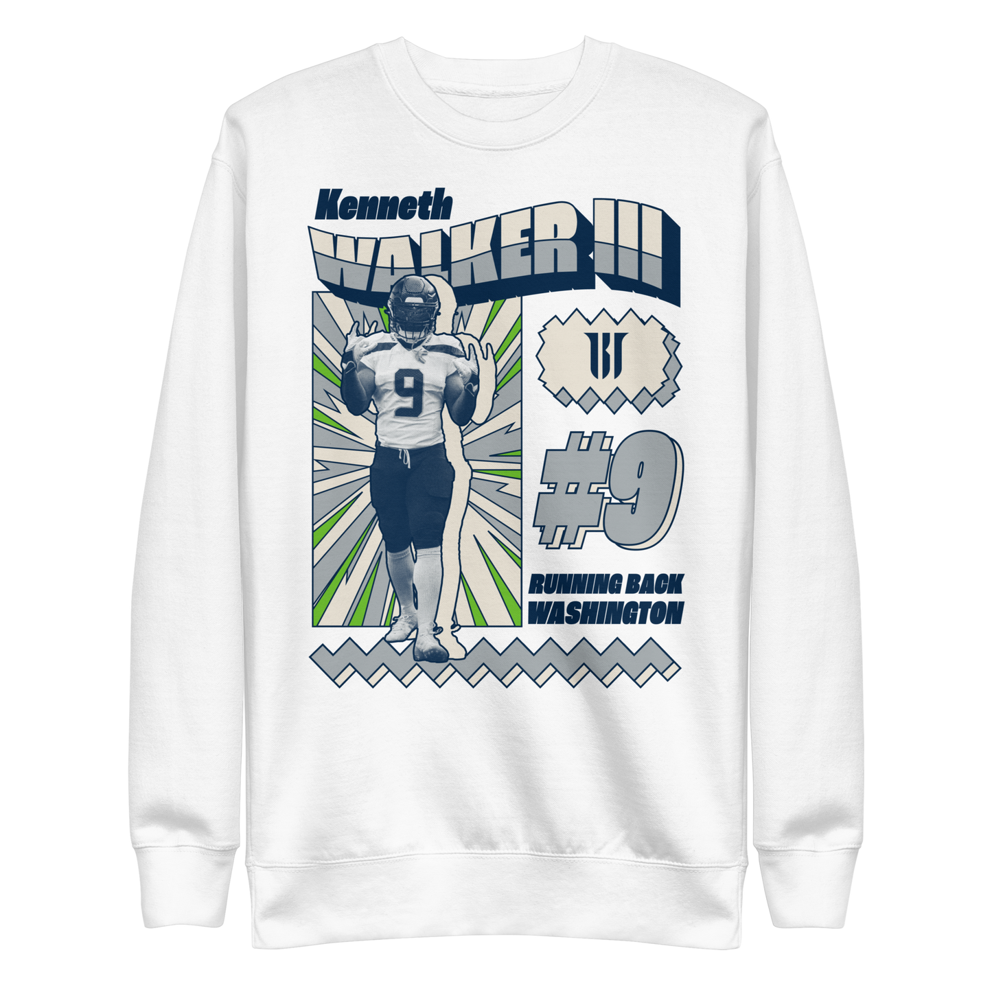 Kenneth Walker III "Retro" Sweatshirt