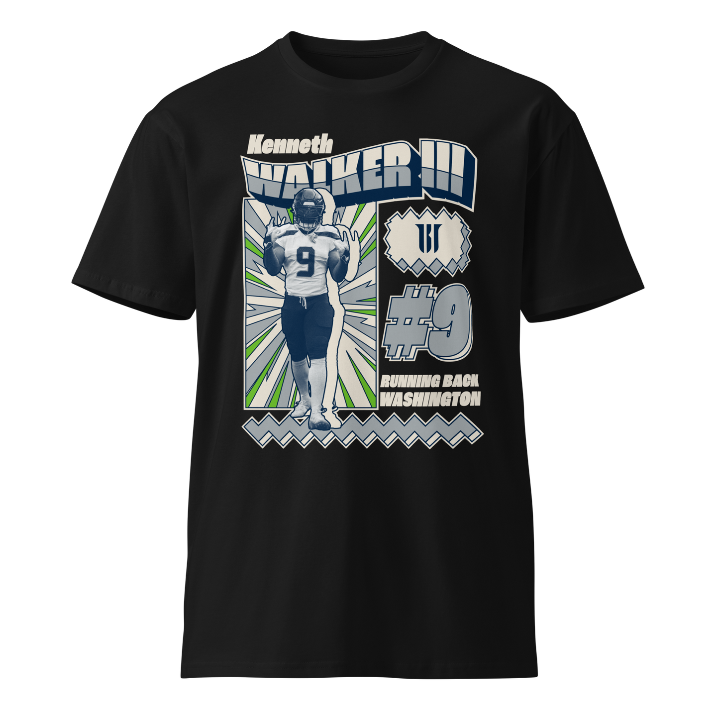 Kenneth Walker III "Retro" T-Shirt