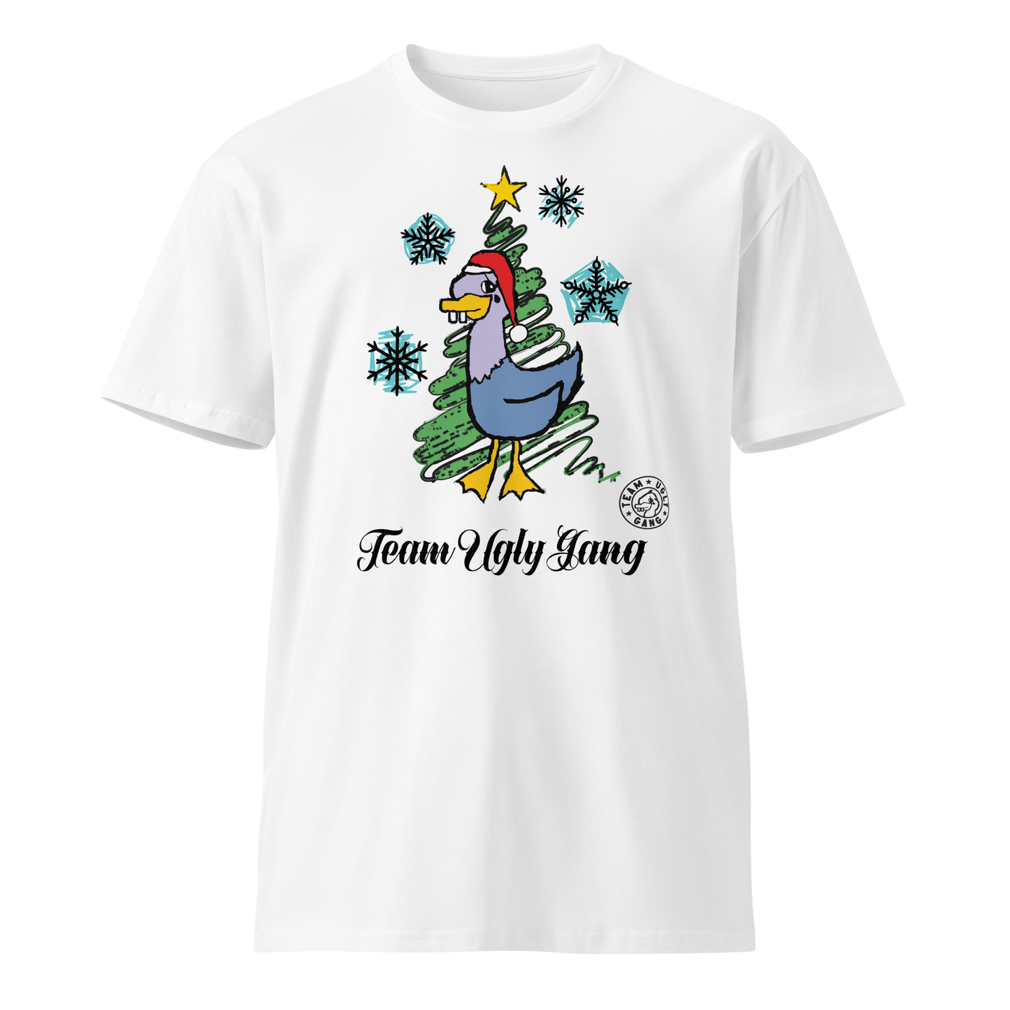 Team Ugly Gang “Santa Duck” Unisex T-shirt White