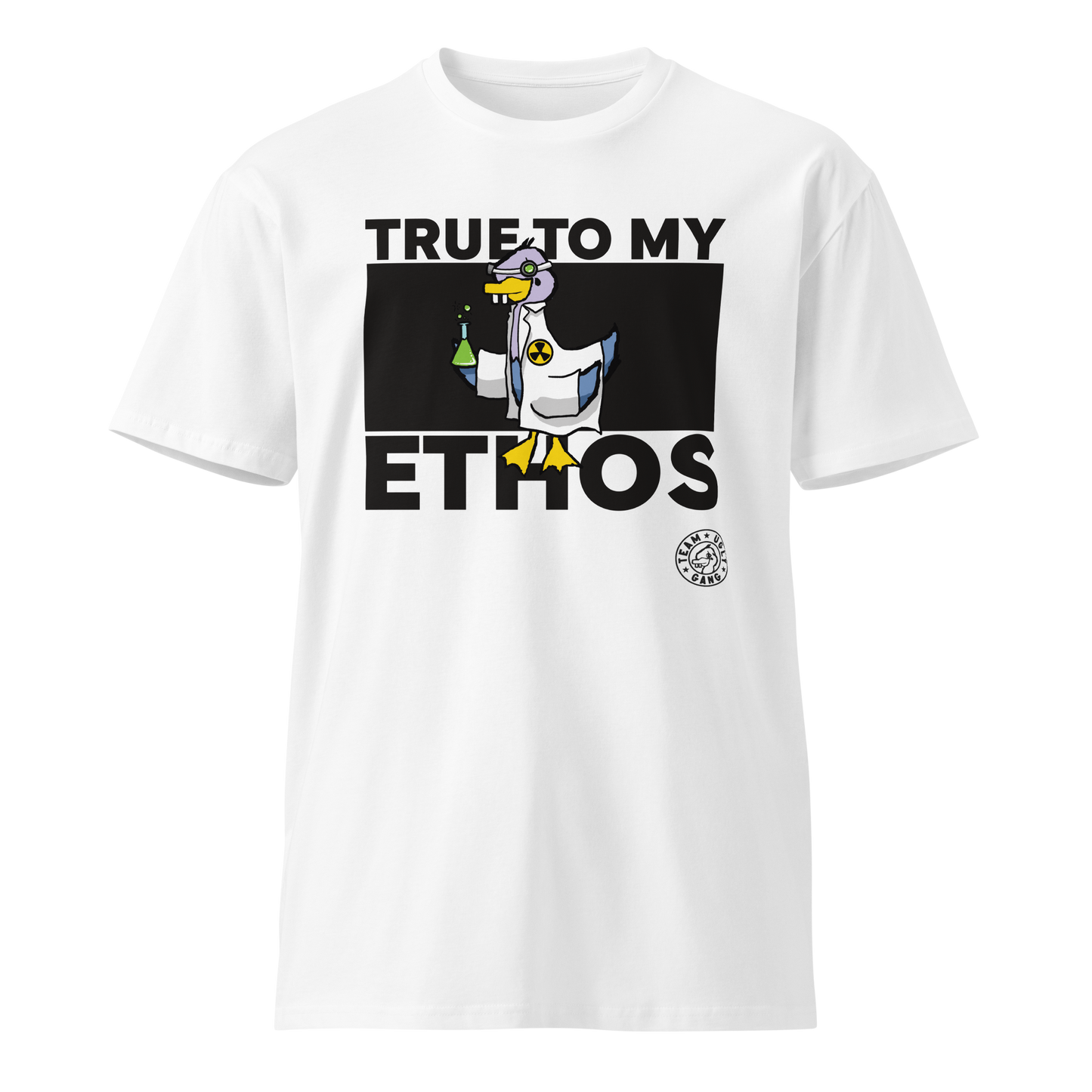 Team Ugly Gang “Science Duck” Unisex T-shirt White