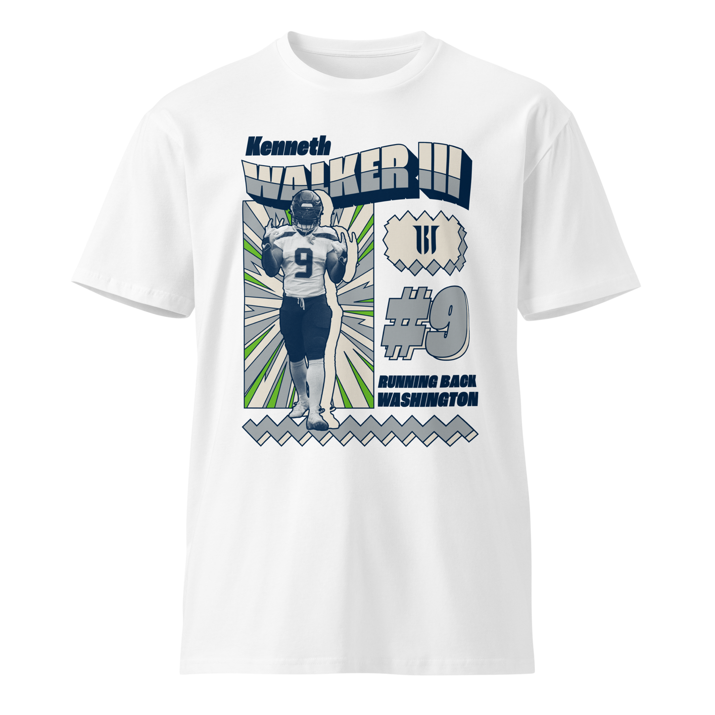 Kenneth Walker III "Retro" T-Shirt
