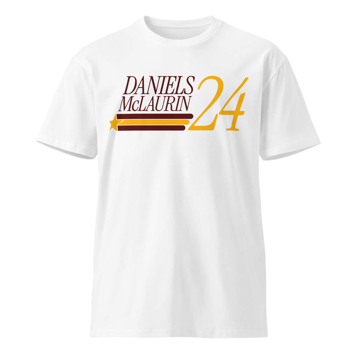 Jayden Daniels "McLaurin Daniels 24" Unisex T-shirt White