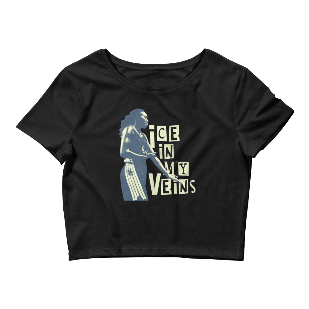 Natasha Howard "Ice In My Viens" Crop Top