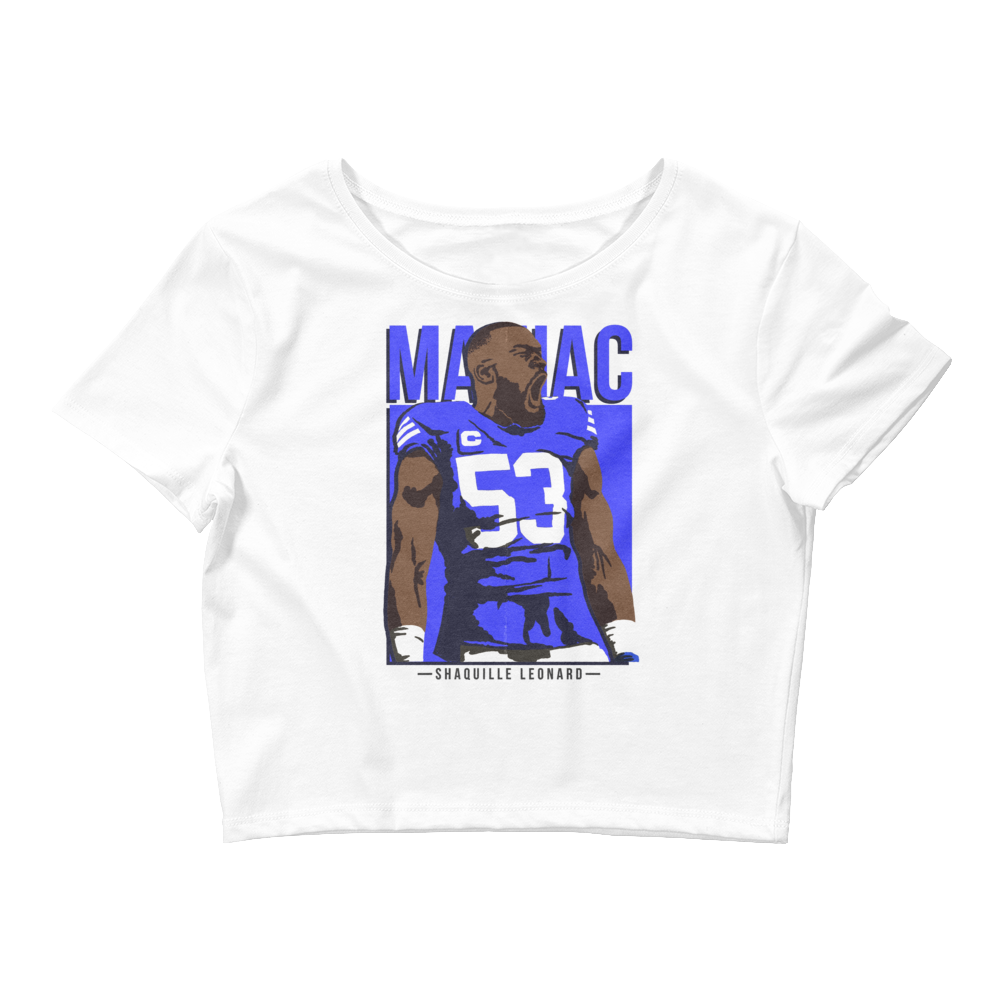 Shaquille Leonard "Vintage Maniac V2" Crop Top