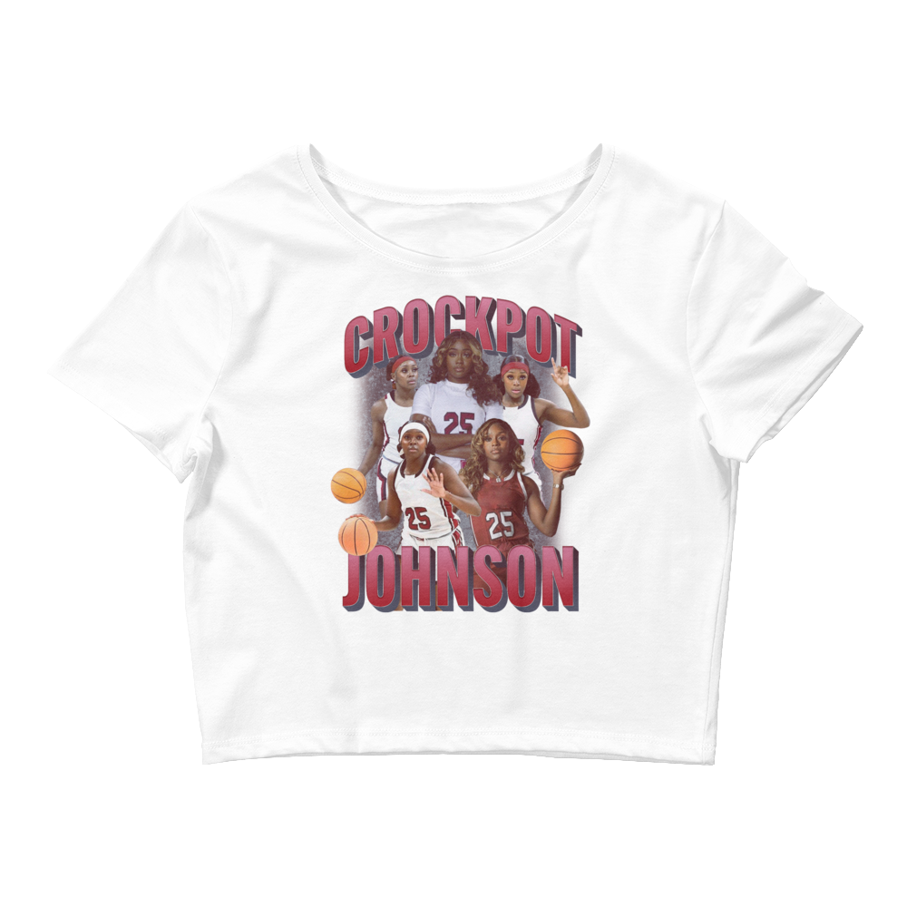 Raven Johnson "Collage V1" Women's Crop Top