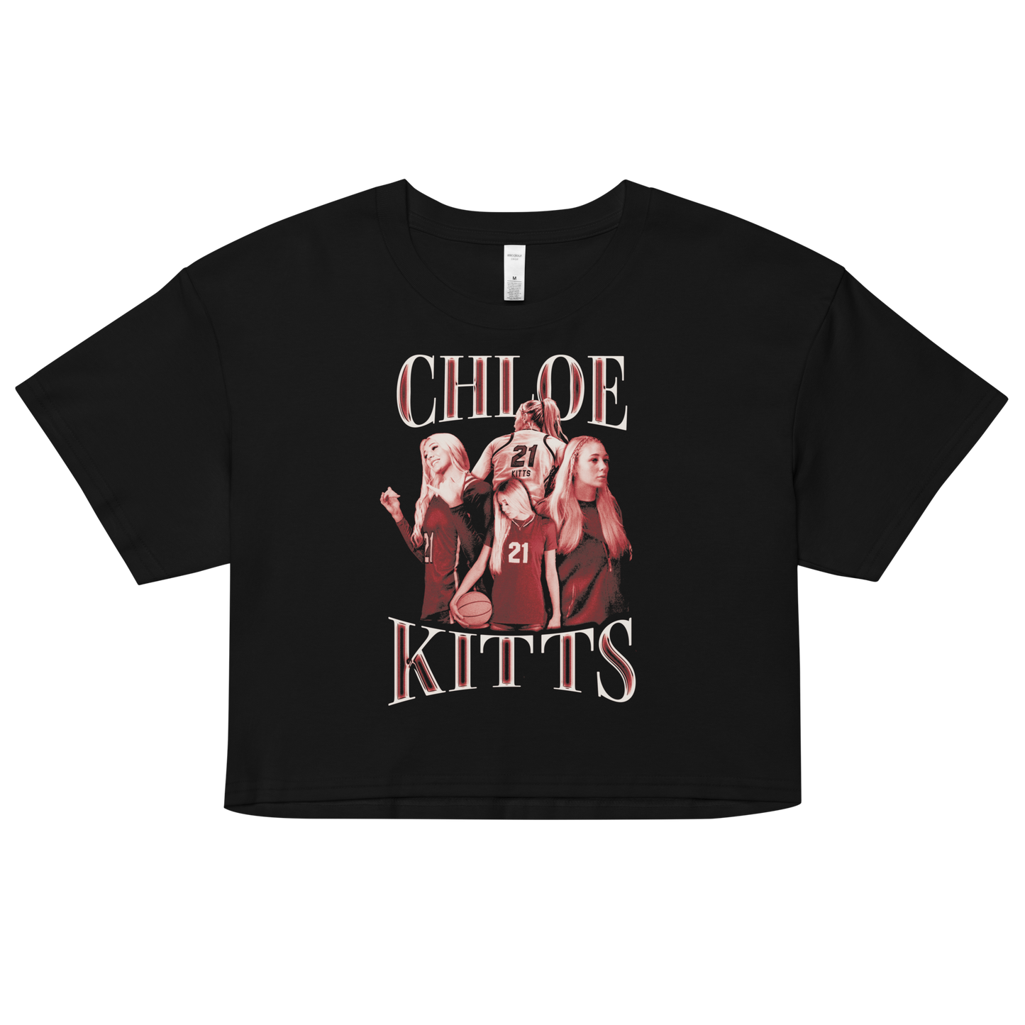 Chloe Kitts "Collage" Crop Top