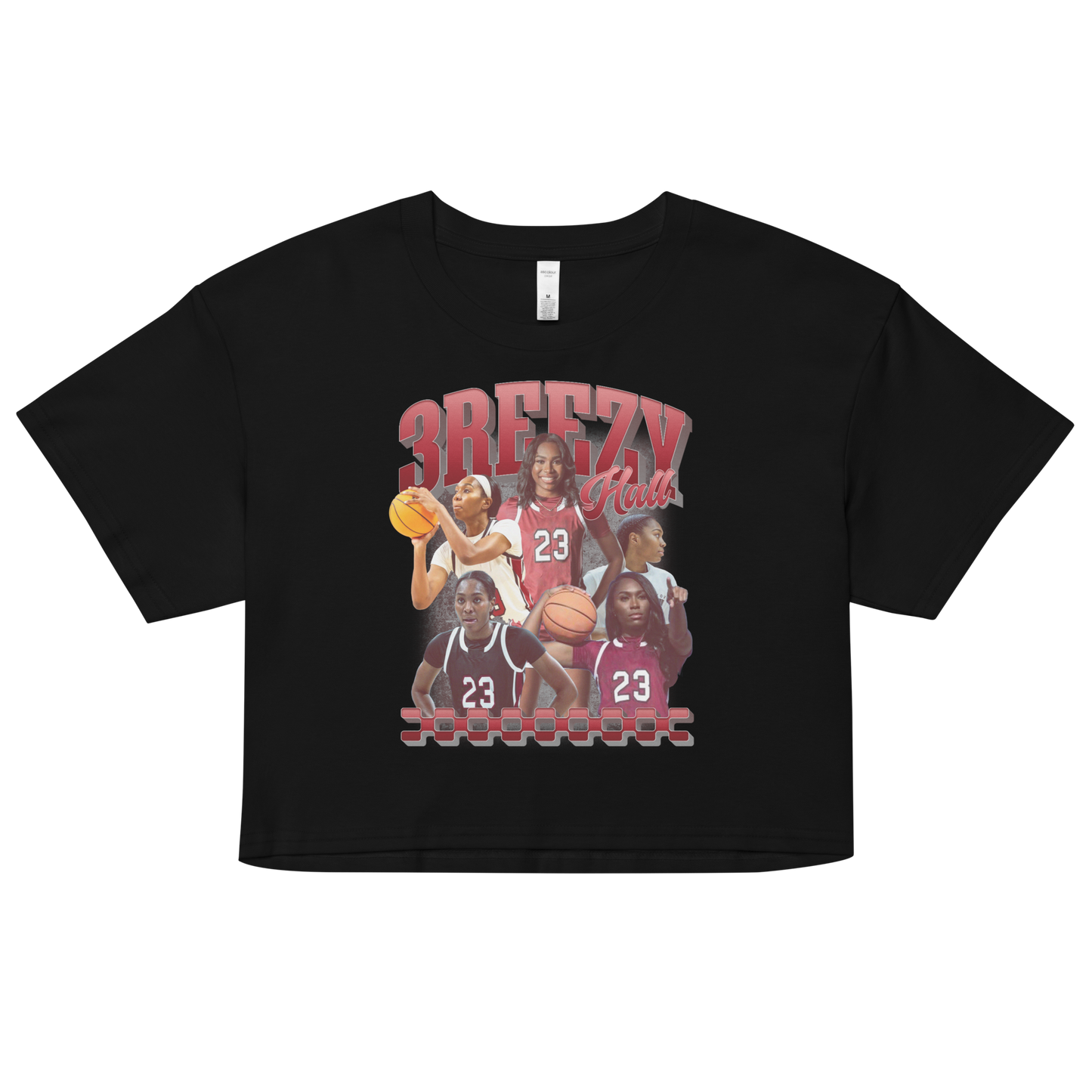 Bree Hall "Collage" Crop Top