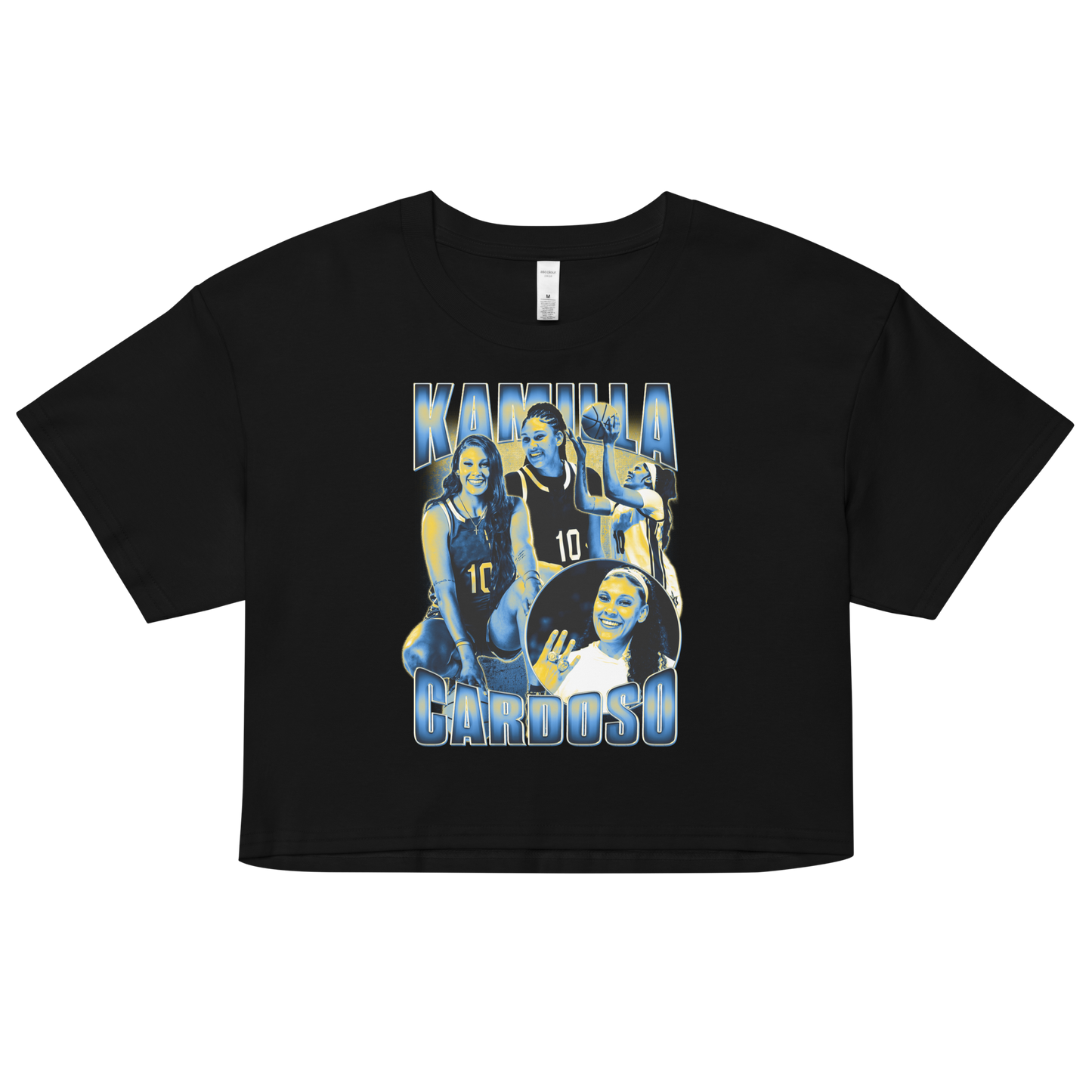 Kamilla Cardoso "Collage" Crop Tee