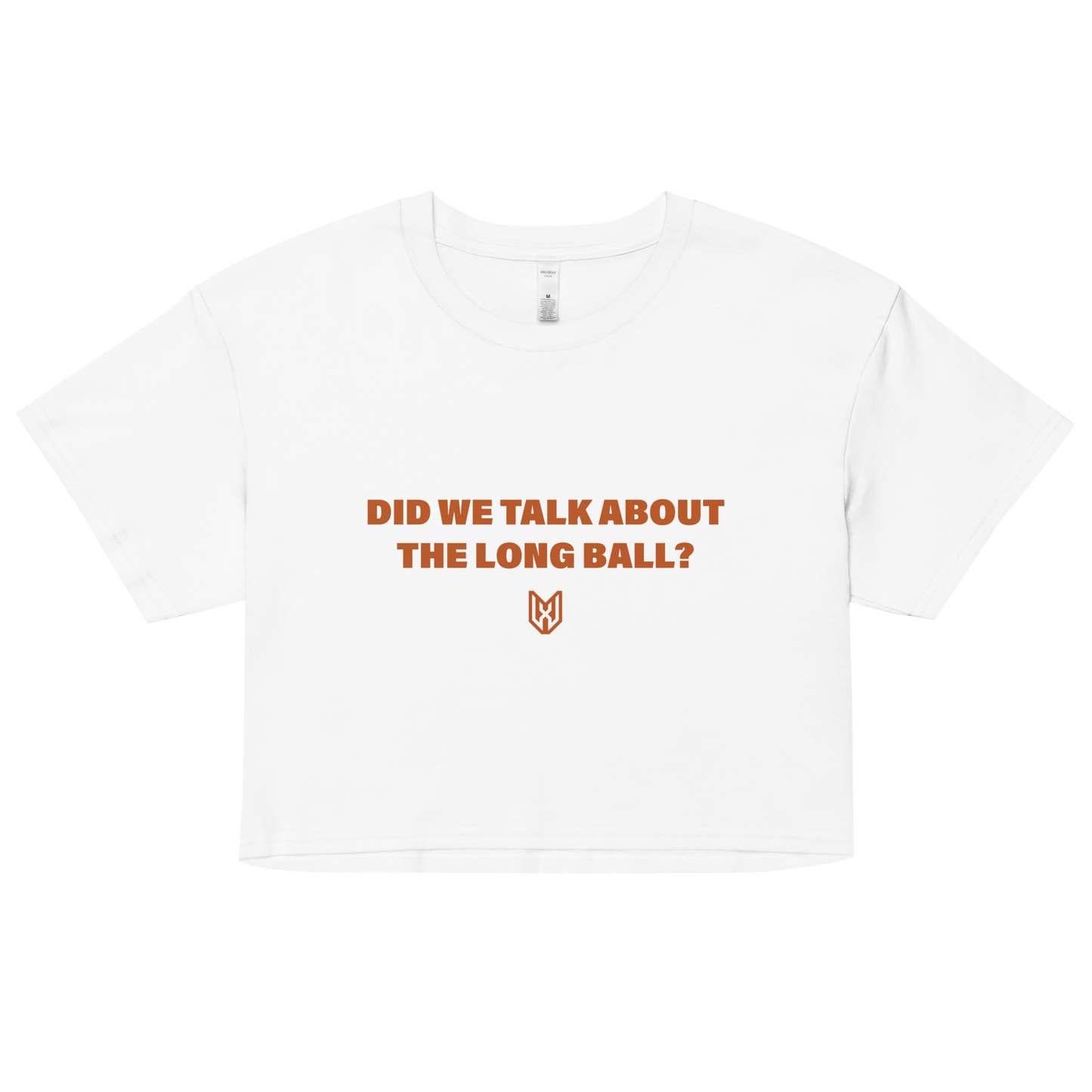 Xavier Worthy "Long Ball" Women’s Crop Tee