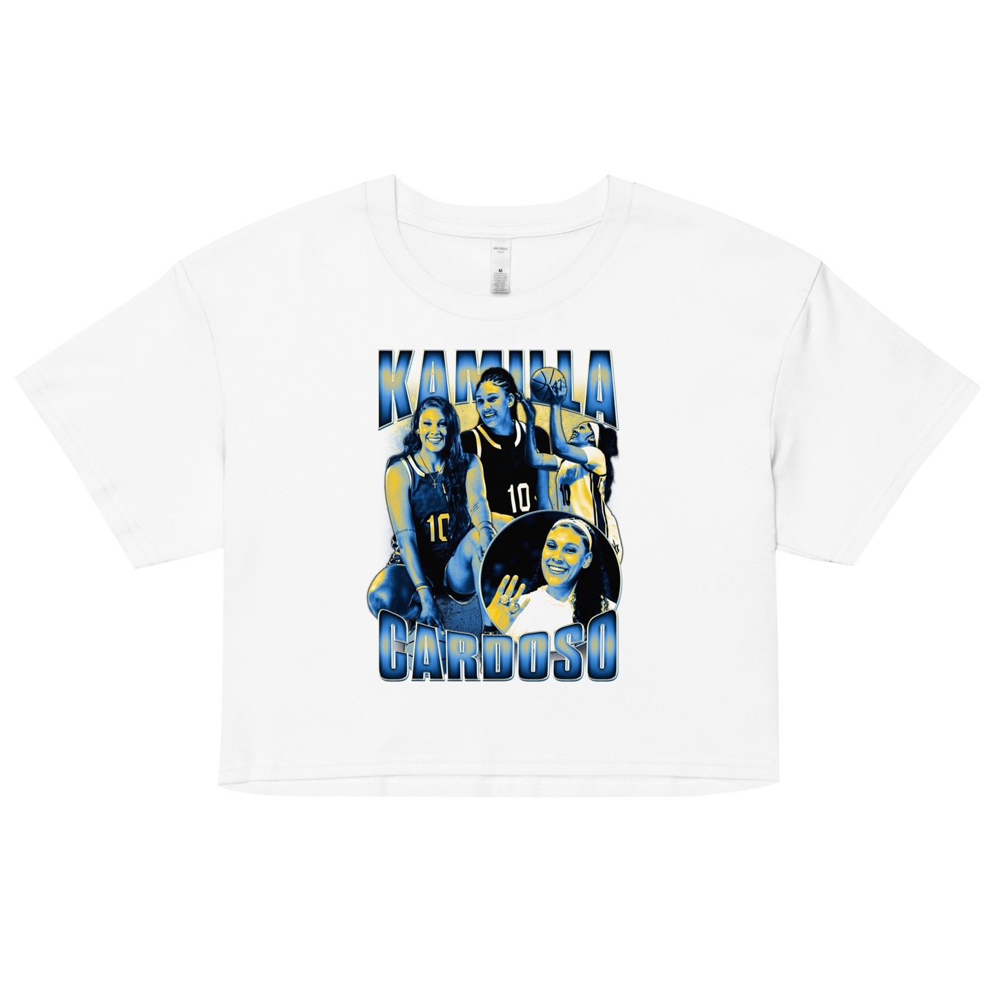 Kamilla Cardoso "Collage" Crop Tee