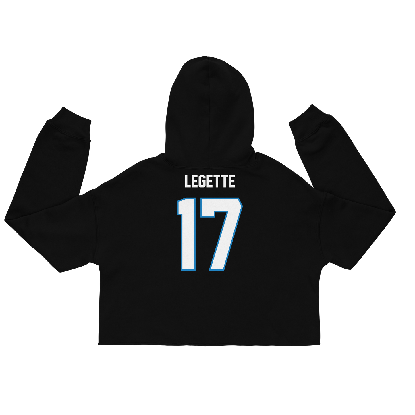 Xavier Legette "Jersey" Cropped Hoodie