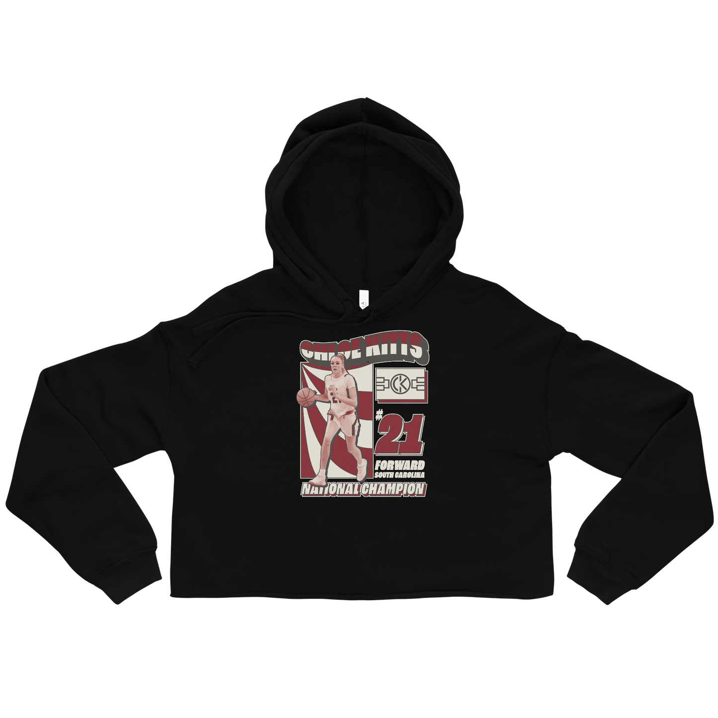 Chloe Kitts "National Champion" Cropped Hoodie
