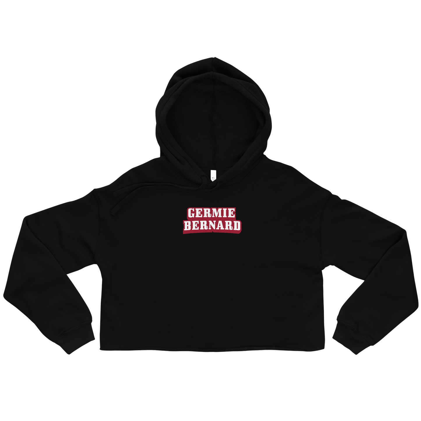 Germie Bernard "Logo" Cropped Hoodie