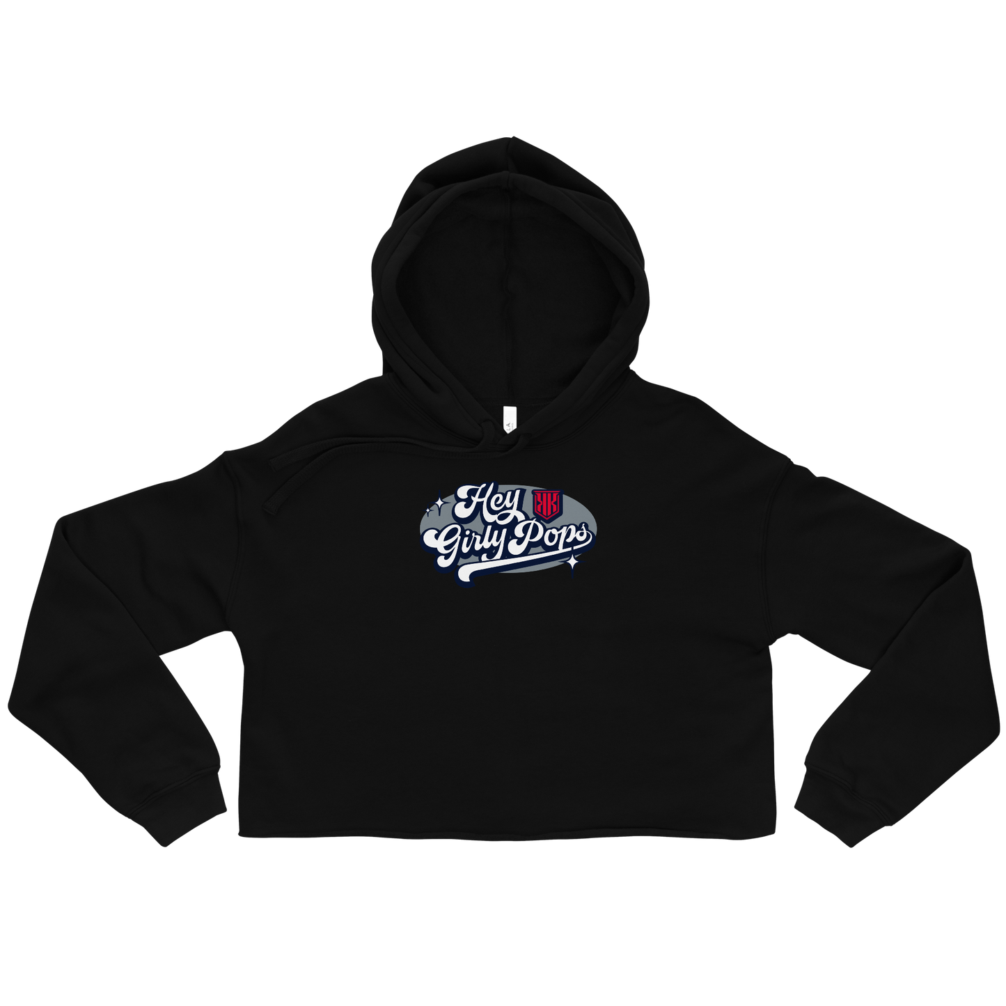 KK Arnold "Hey Girly Pops" Cropped Hoodie