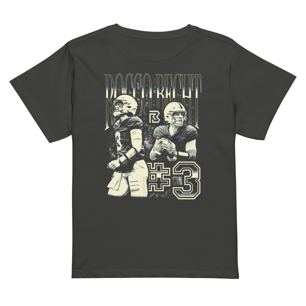 DJ Moore Vintage Women's High-Waisted T-shirt Black