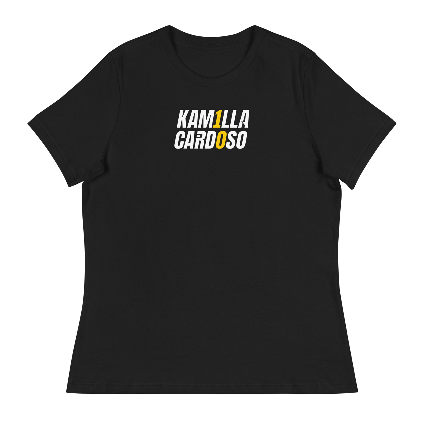Kamilla Cardoso Women's "Logo Lockup" Women's T-Shirt