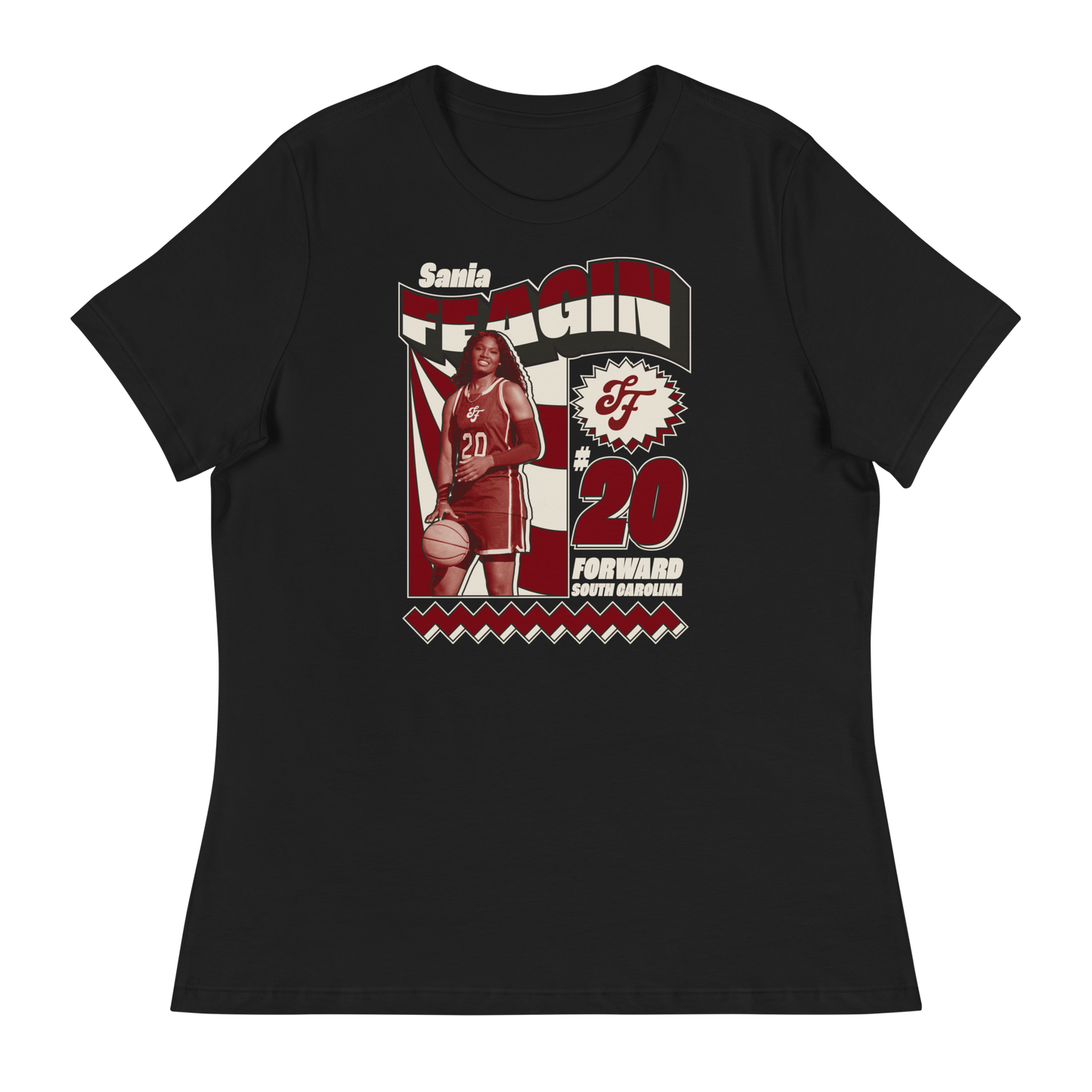 Sania Feagin "Retro" Women's T-Shirt