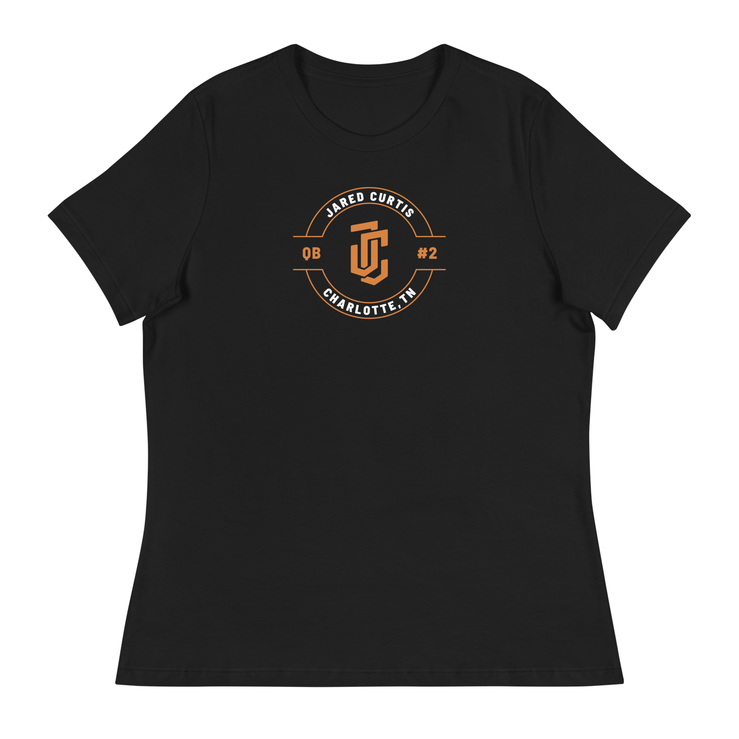 Jared Curtis "Logo Badge" Women's T-Shirt