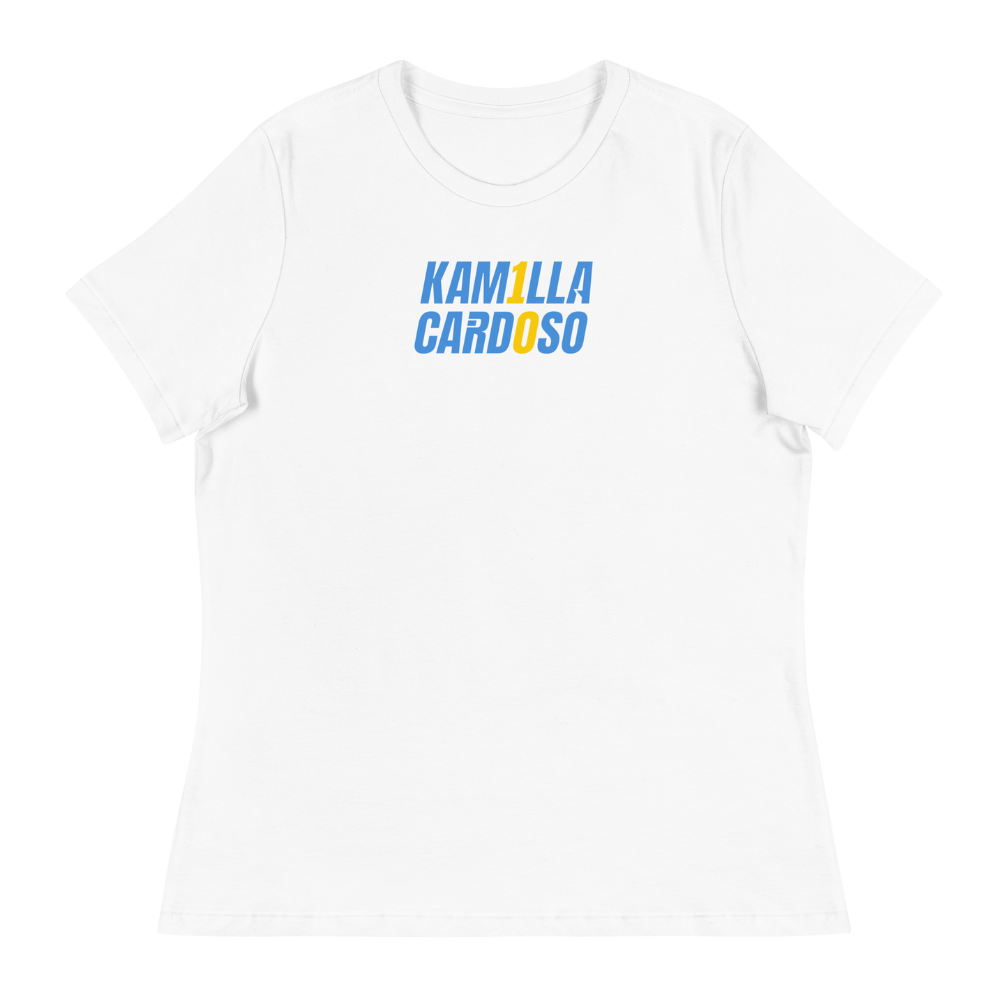 Kamilla Cardoso Women's "Logo Lockup" Women's T-Shirt