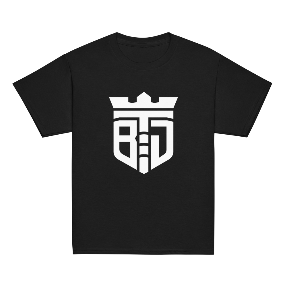 Athlete 1 Vintage Youth T-shirt Black