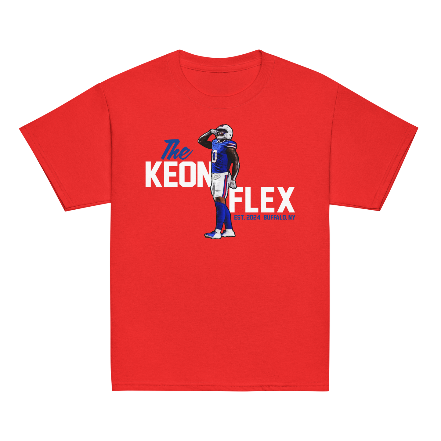 Keon Coleman "Keon Flex" Youth T-shirt Red