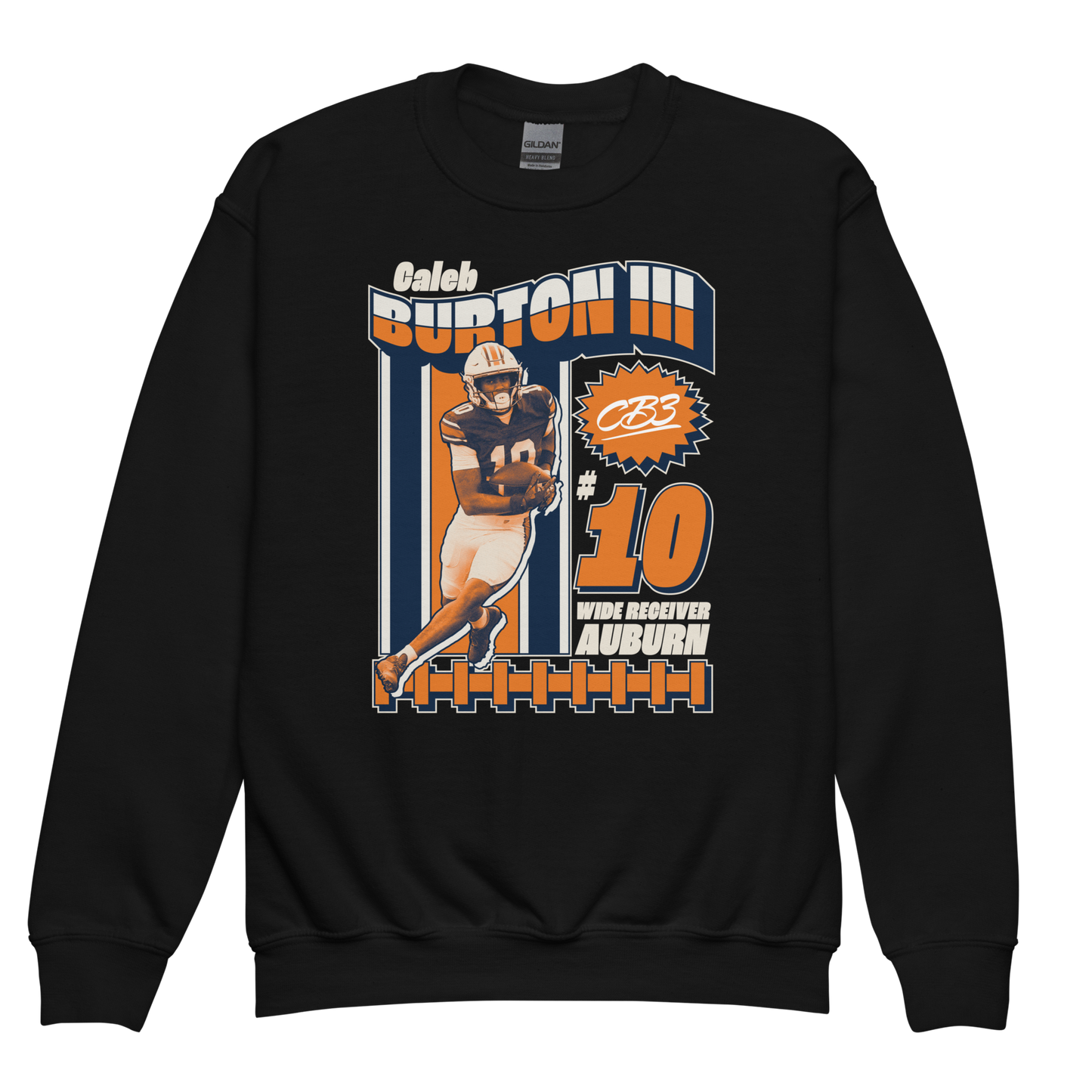 Caleb Burton III "Retro" Youth Crewneck