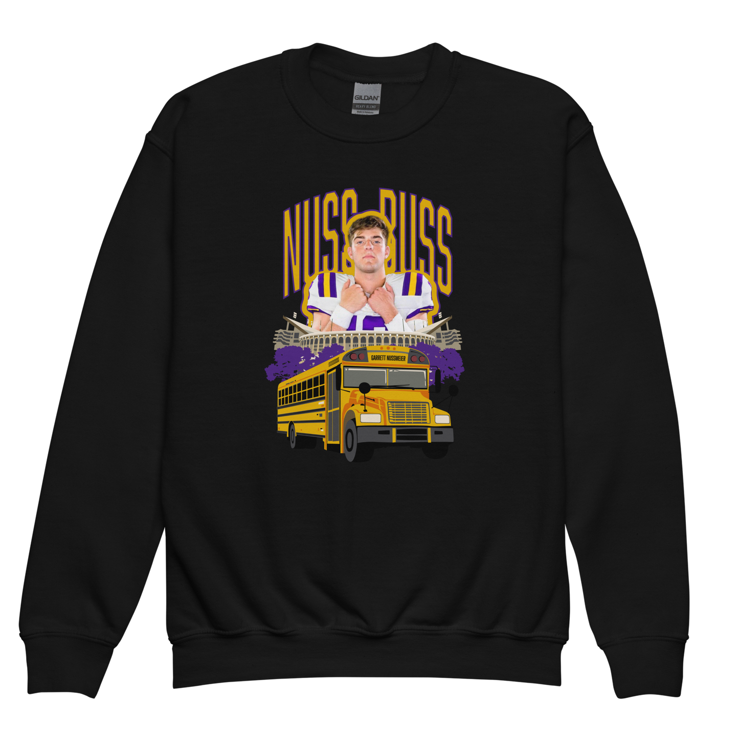 Garrett Nussmeier "Nuss Buss" Youth Crewneck