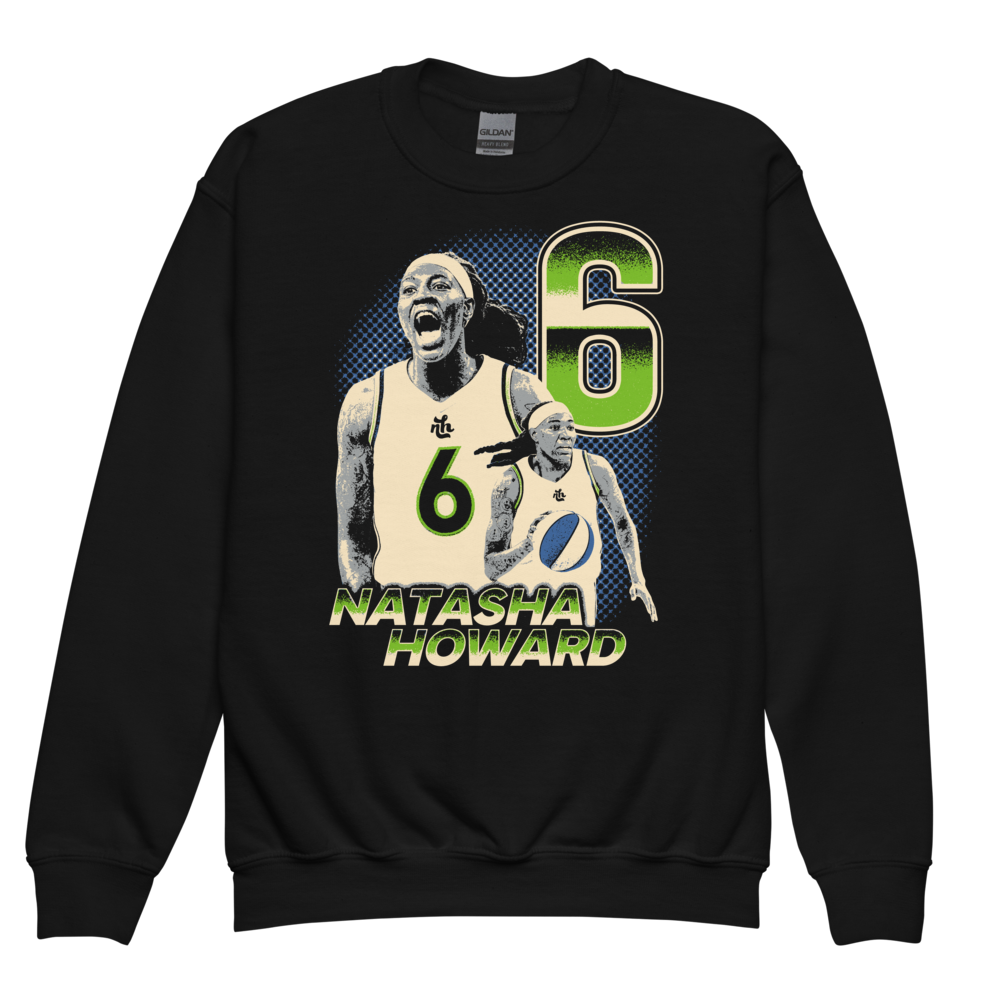 Natasha Howard Vintage Youth Sweatshirt Black