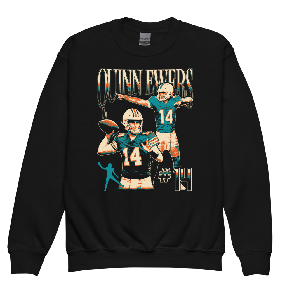 Quinn Ewers Vintage Youth Sweatshirt Black