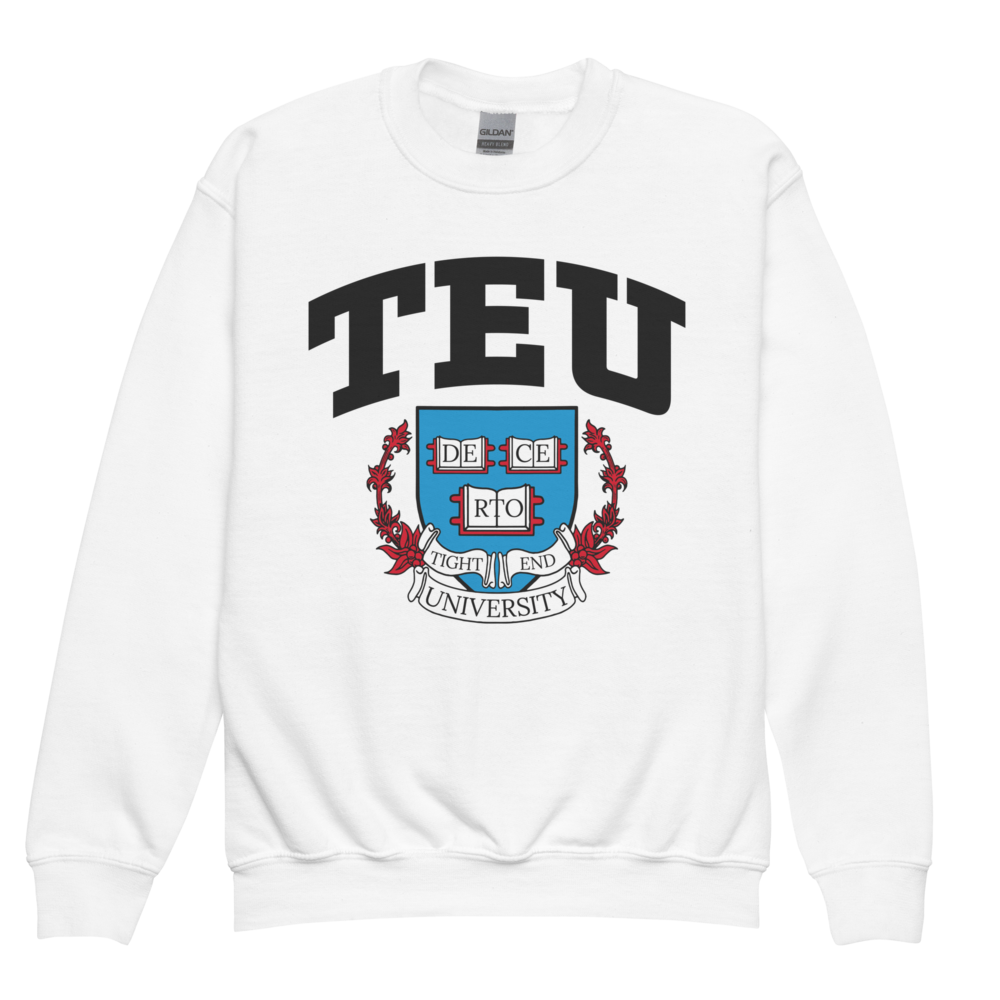 Tight End University "Emblem" Youth Sweatshirt