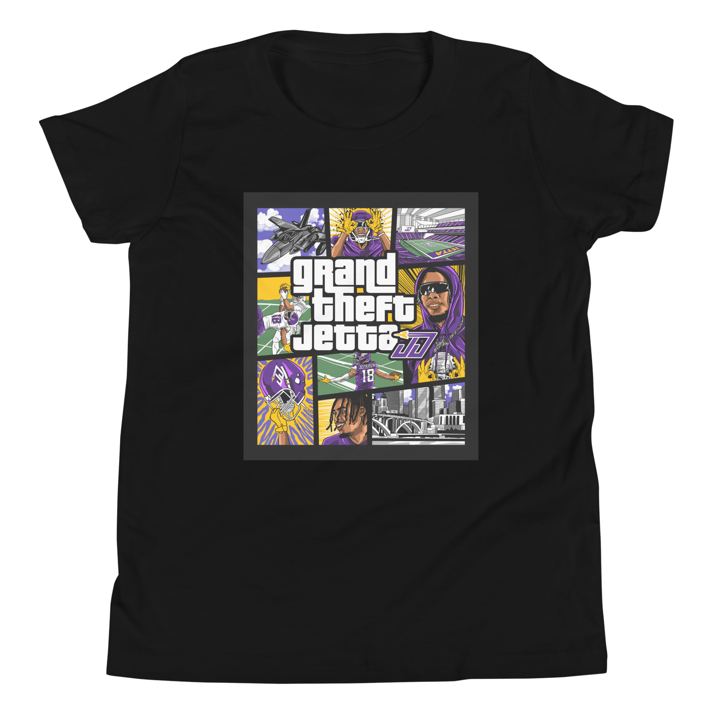 Justin Jefferson “Grand Theft Jetta” Youth T-Shirt