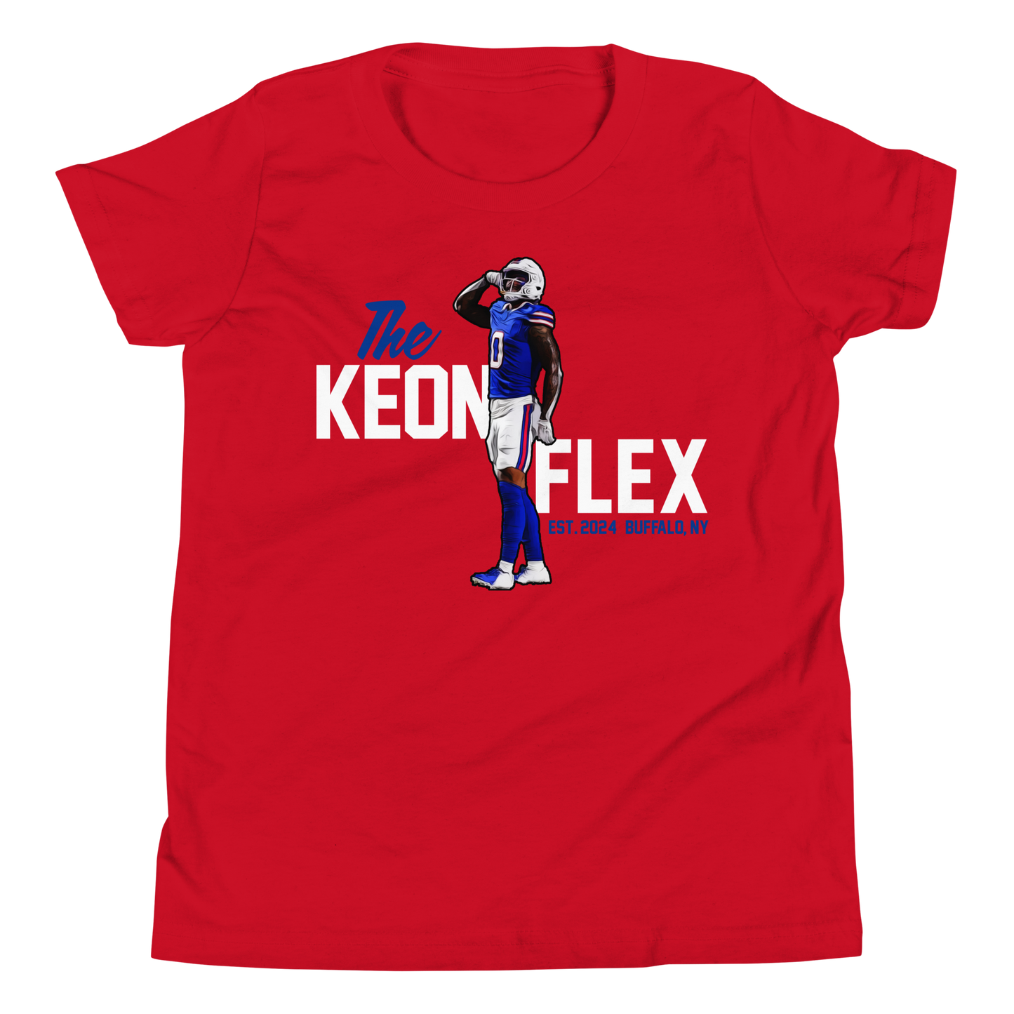 Keon Coleman "Keon Flex" Youth T-shirt Red