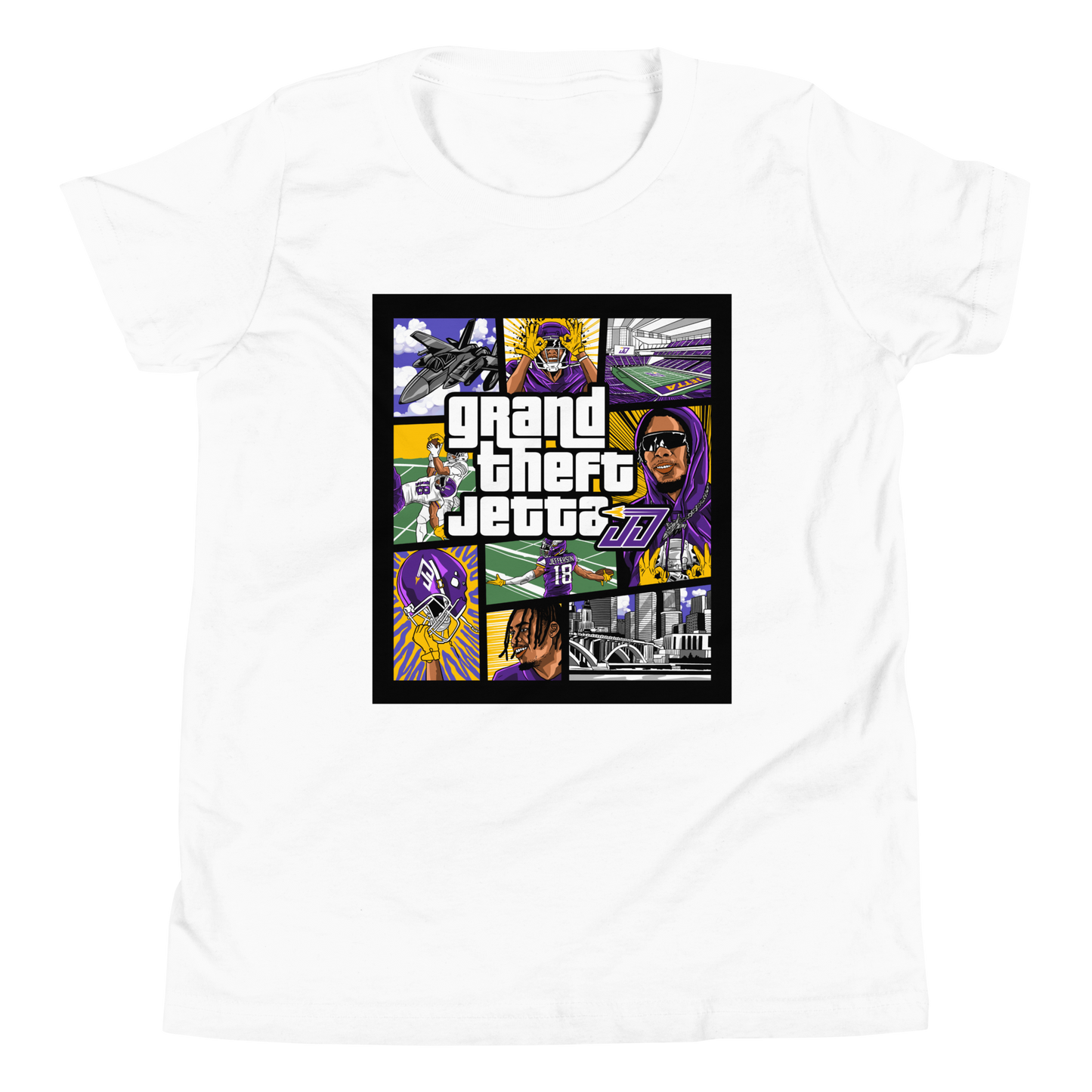 Justin Jefferson “Grand Theft Jetta” Youth T-Shirt