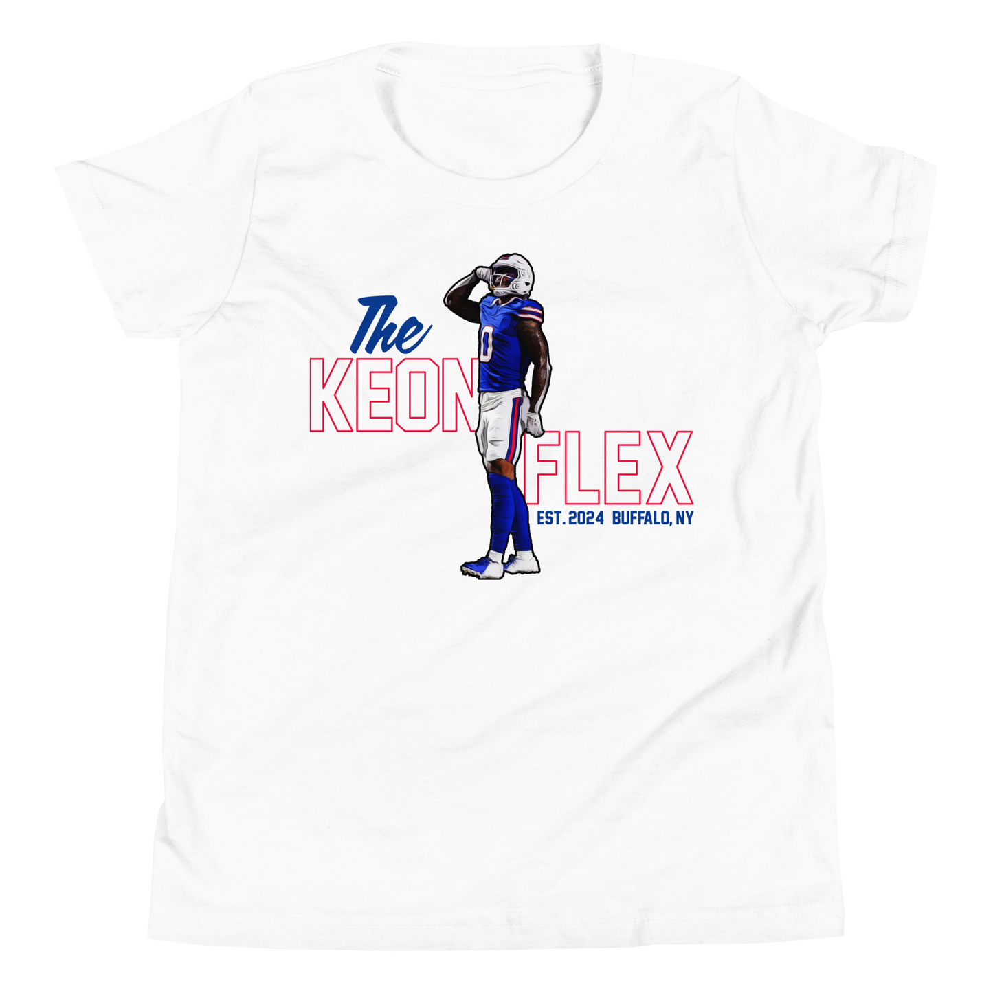 Keon Coleman "Keon Flex" Youth T-shirt White