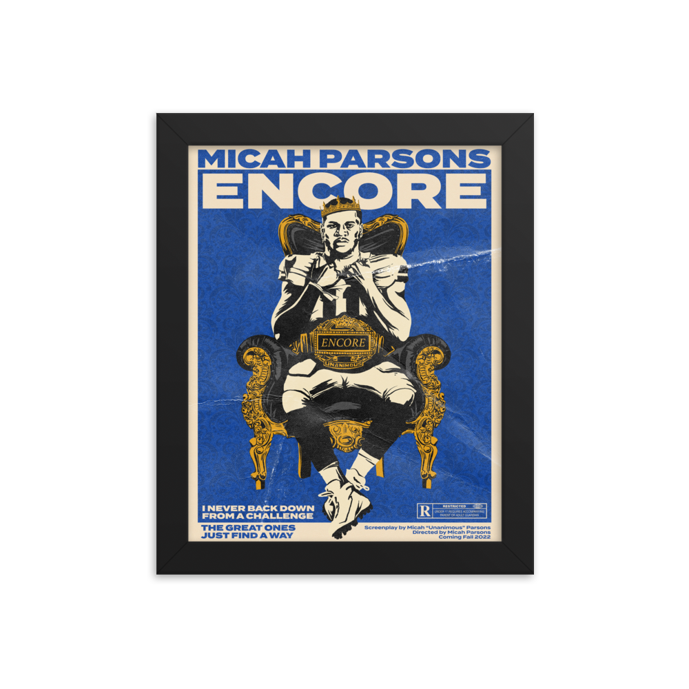 Micah Parsons "Encore" poster