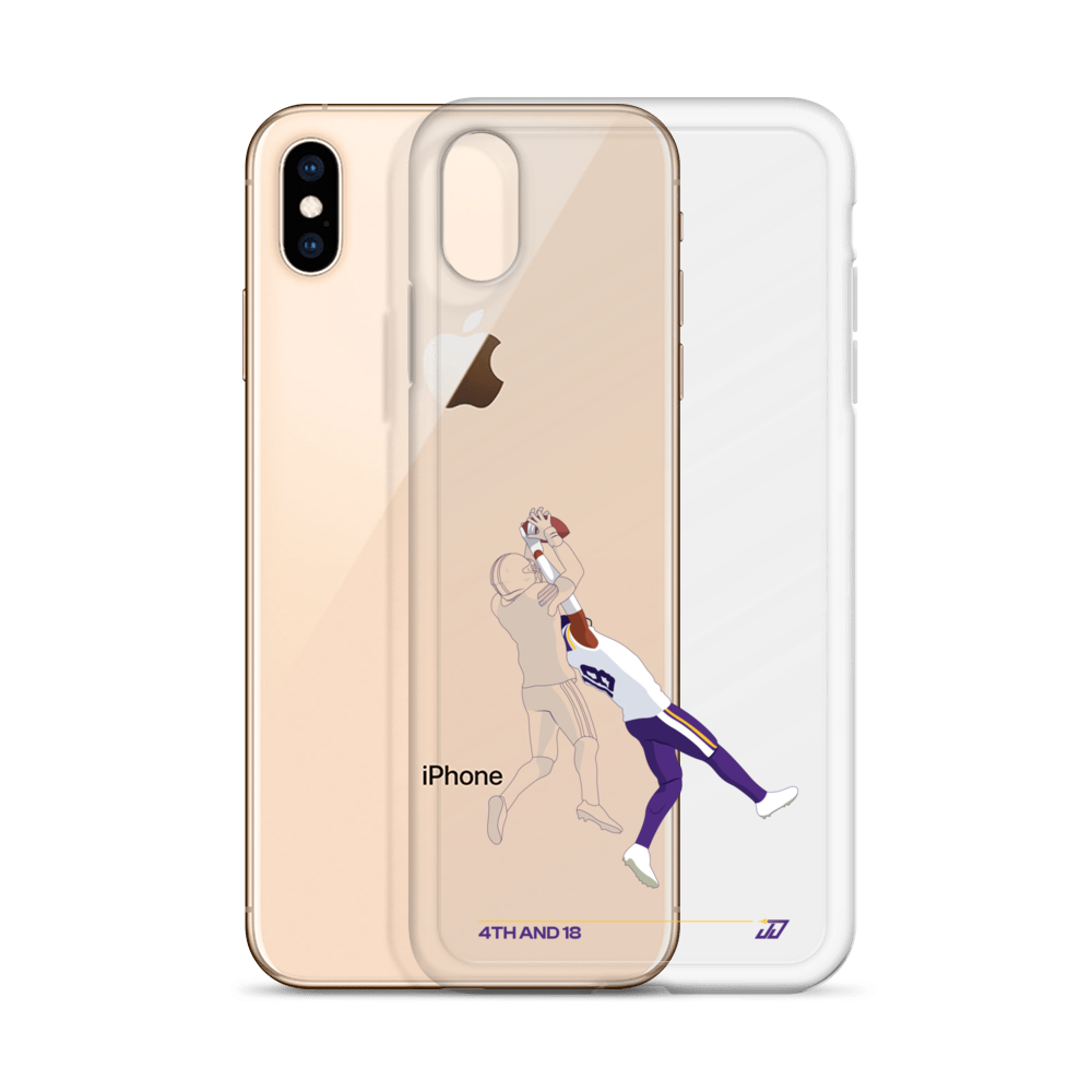 Justin Jefferson "4th and 18" iPhone Case