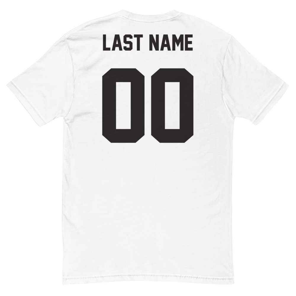 Athlete Name "Varsity" Men's Fitted T-Shirt | Next Level 3600