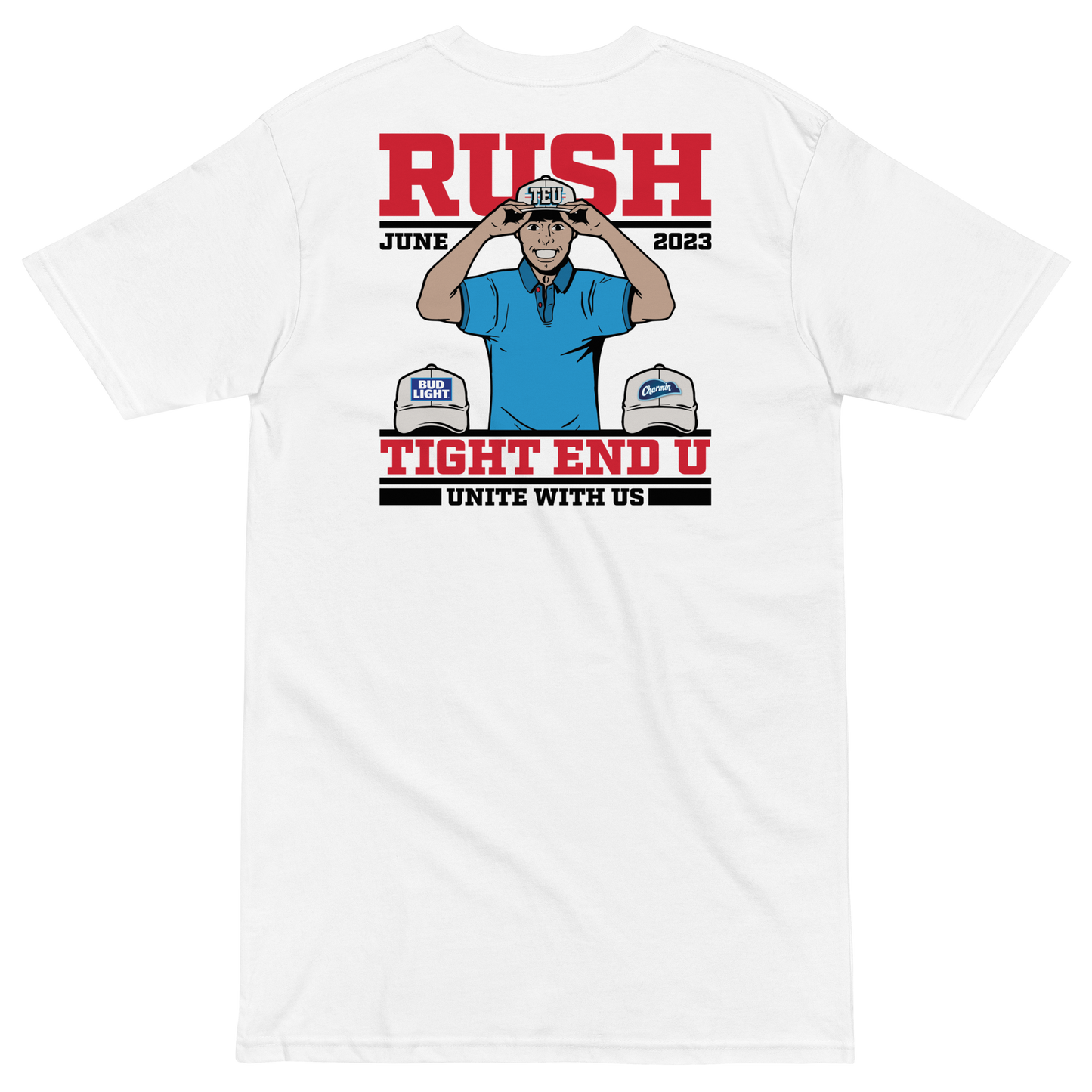 Tight End University "Rush TEU" Shirt