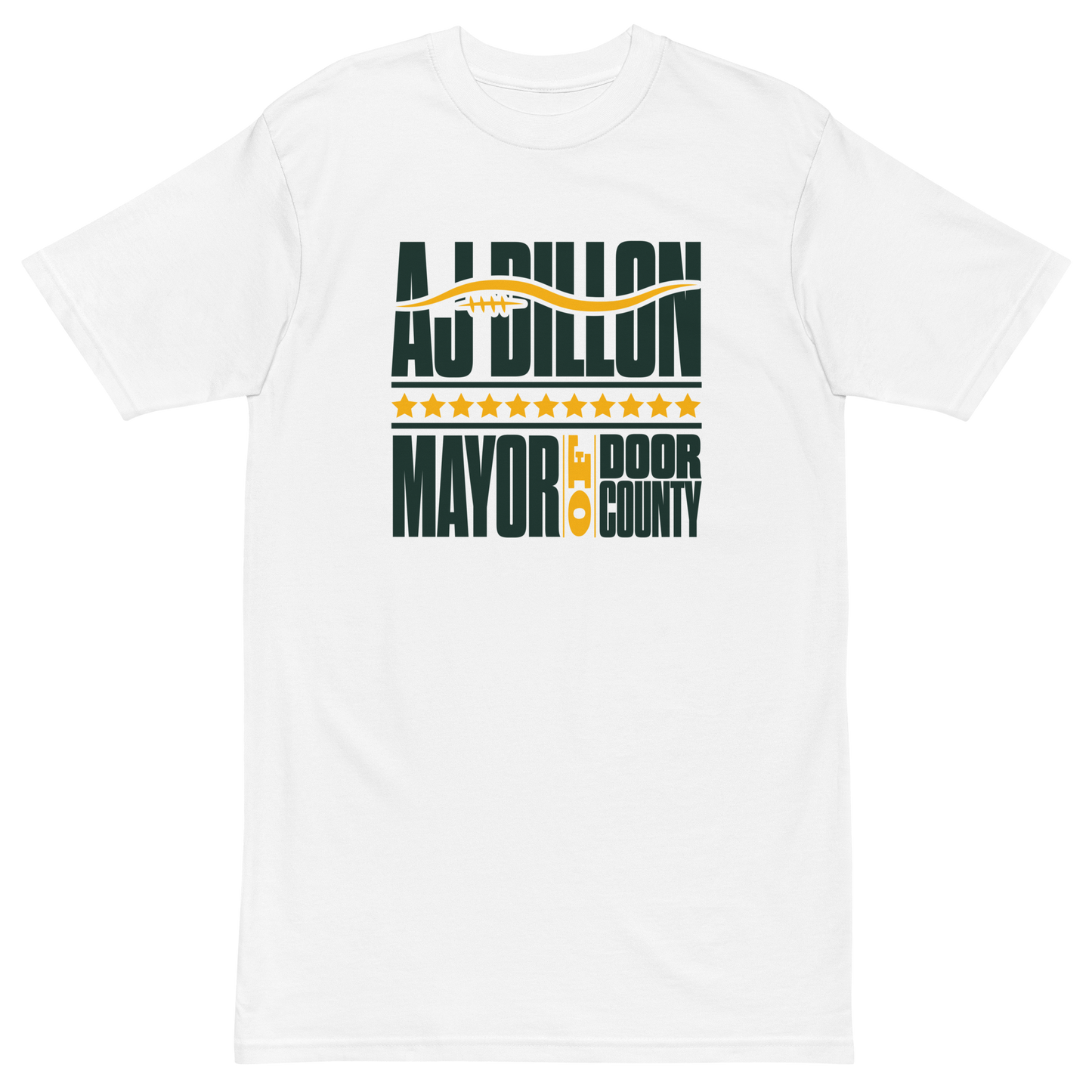 AJ Dillon "Mayor of Door County" T-Shirt White