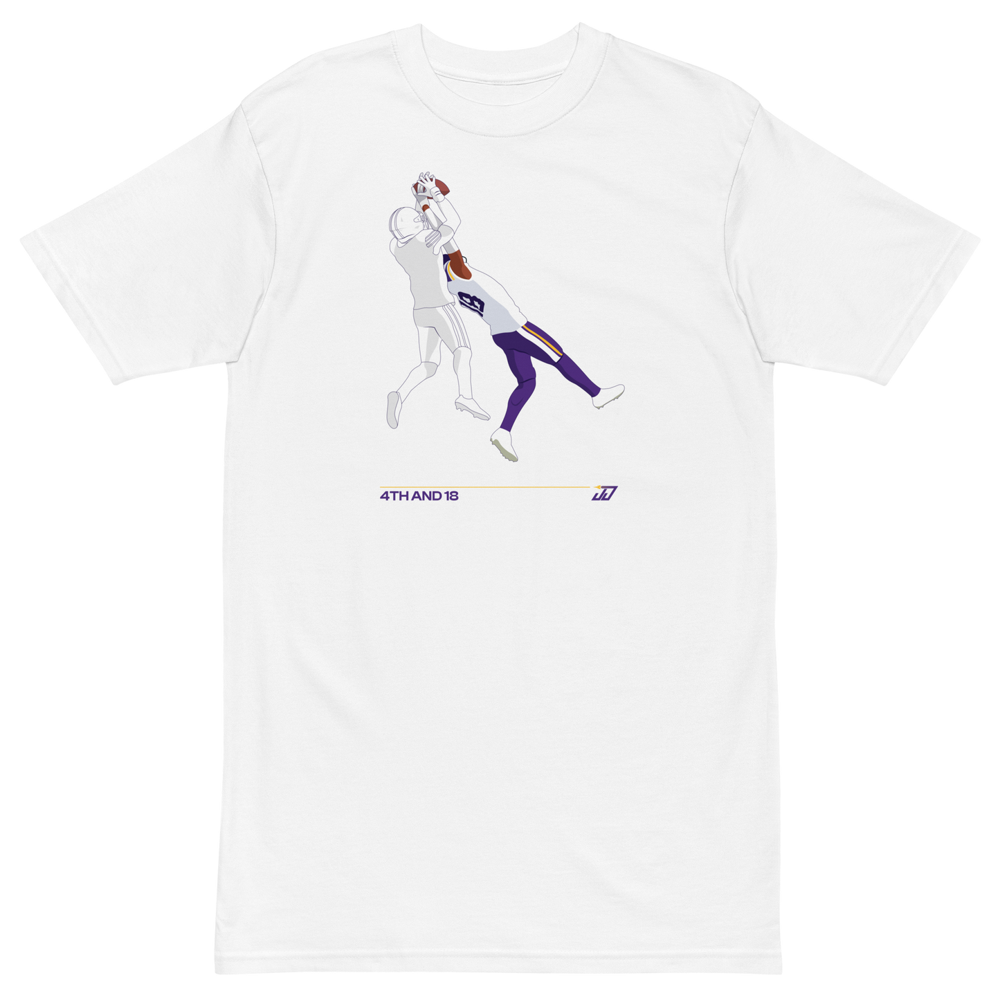 Justin Jefferson "4th & 18" Shirt