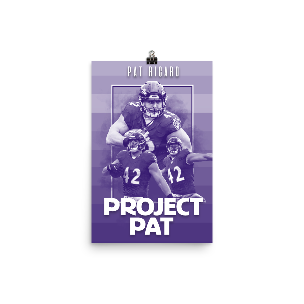 Patrick Ricard "Project Pat" 12x18 Poster