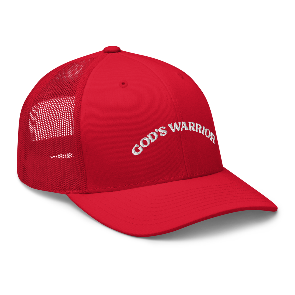 Jacob Phillips "God's Warrior" Mesh Hat Red