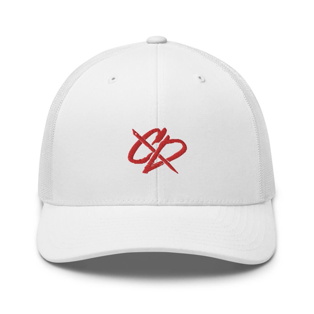 Cam Dantzler Red "Logo" Trucker Hat