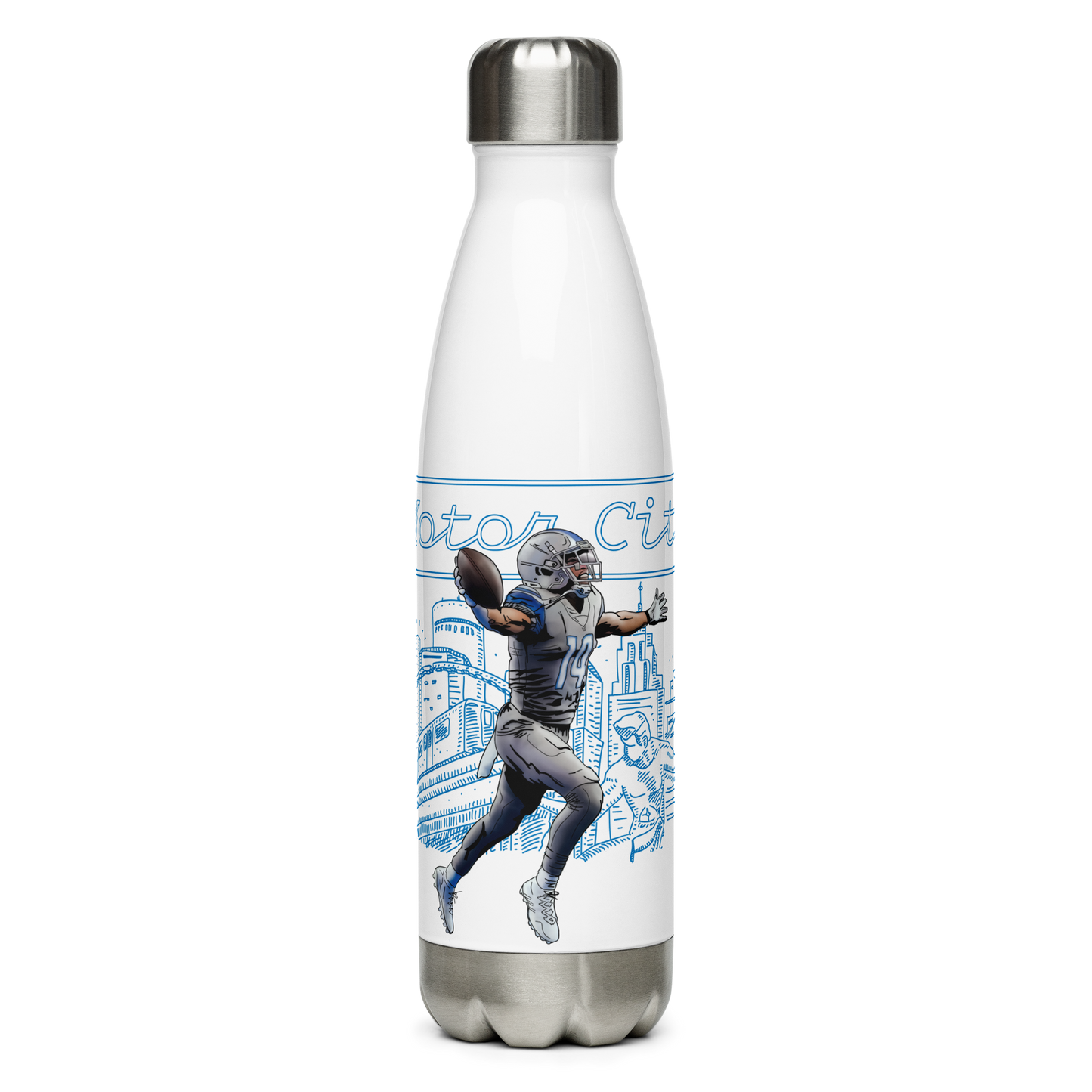 Amon-Ra St. Brown "Motor City" Water Bottle