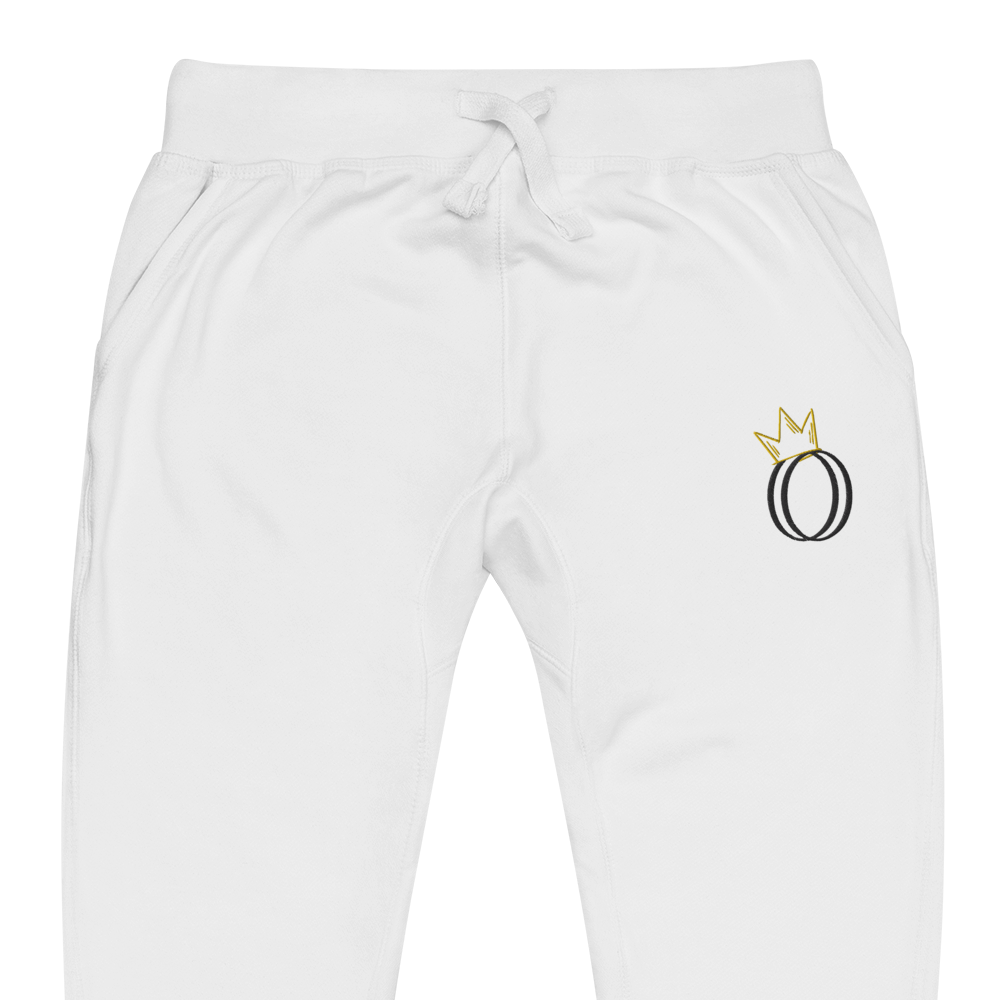Ovie Oghoufo "Signature" Fleece Sweatpants White