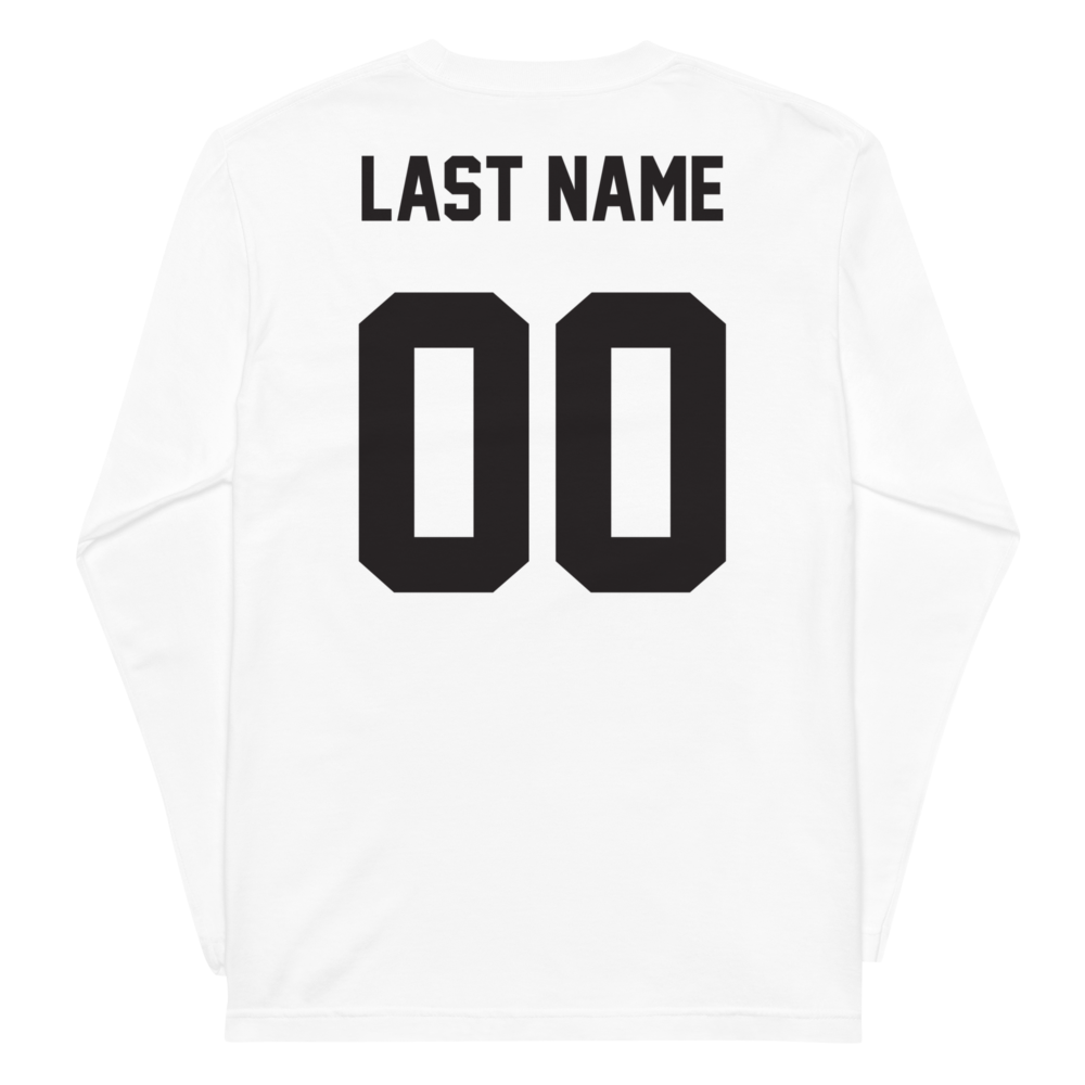 Athlete Name "Varsity" Unisex Long Sleeve T-Shirt | Printstar 00102-CVL